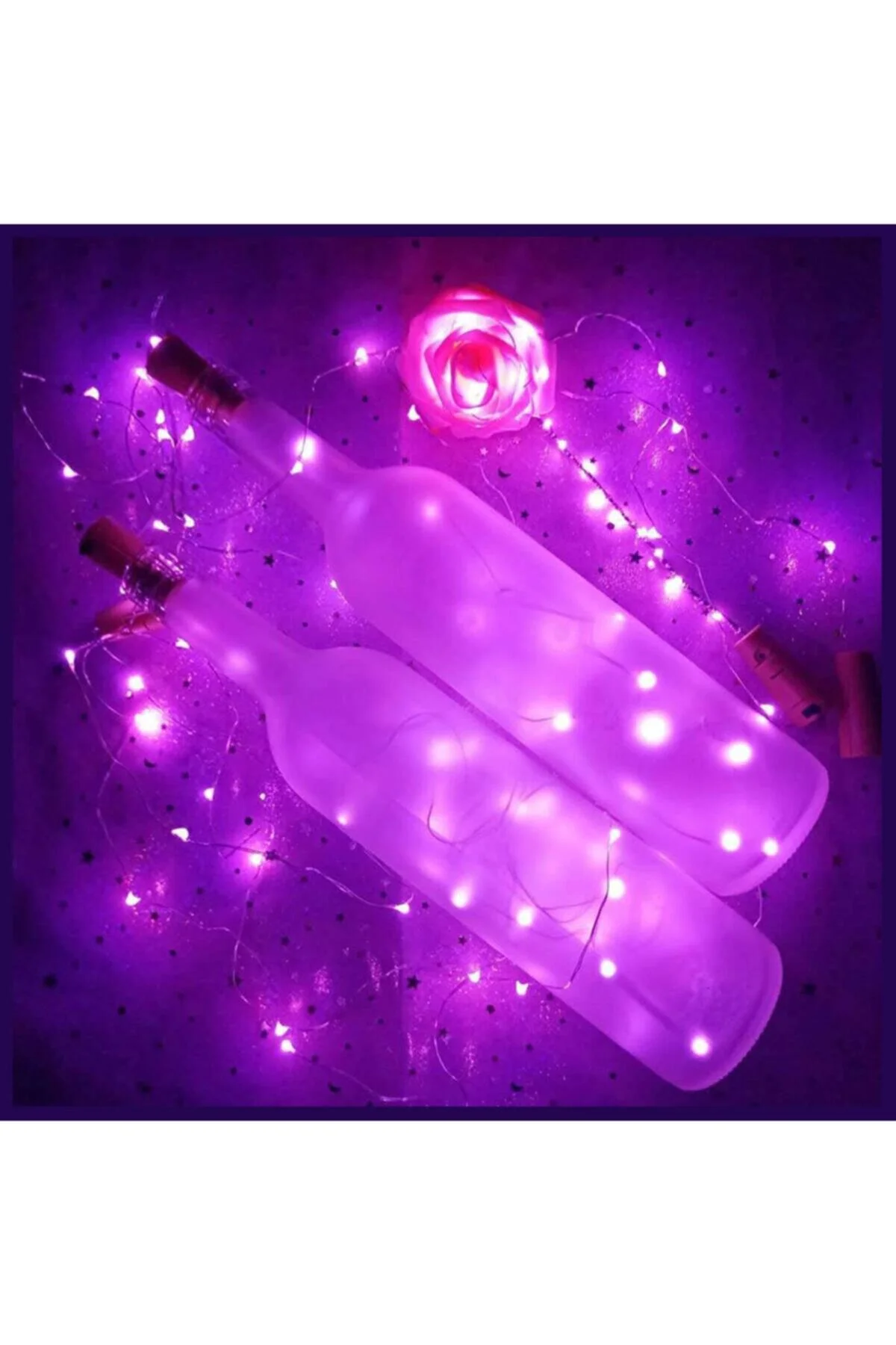 5 Mt Pembe Peri Led Pilli Yılbaşı Süsü / Hediyelik - alayımbari Görsel 2