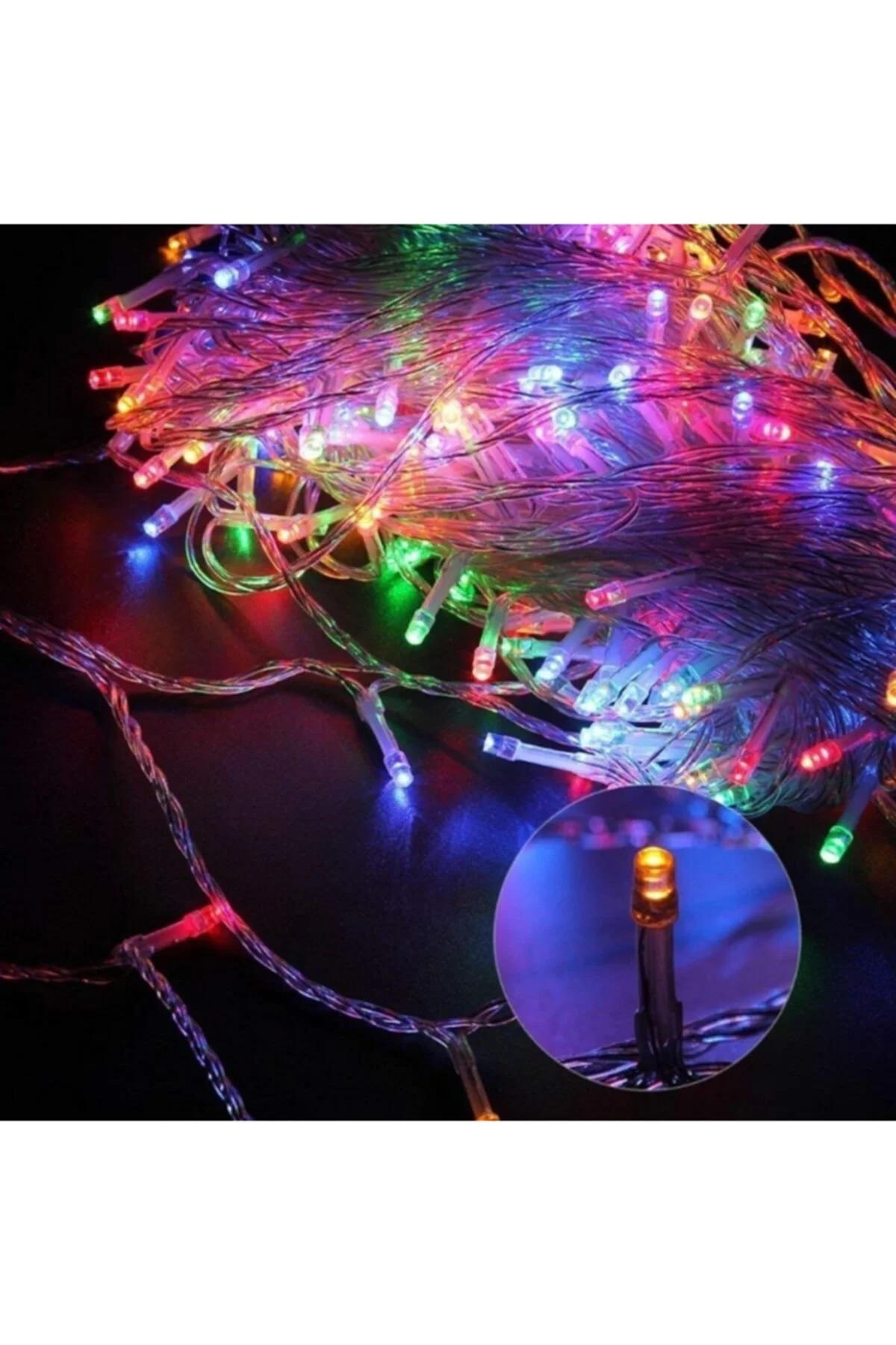 Fırsat Ayı10 Metre Fişli Yılbaşı Süs Rgb Karışık Renkli Led Işık - Firsat Ayi Görsel 3