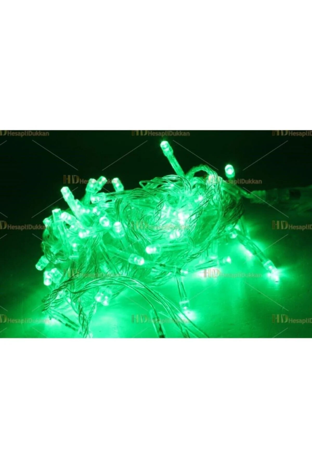 10 Metre 100 Led Yeşil Renk Süs Işık