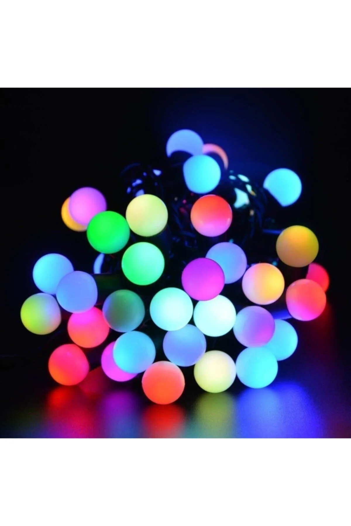 5 Mt Hareketli Boncuk Led Iç Mekan Yılbaşı Süsü Rgb