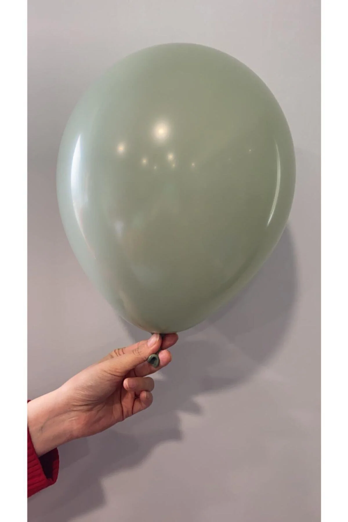 12 Inç Standart Boy Pastel Balon 50 Adet Küf Yeşili