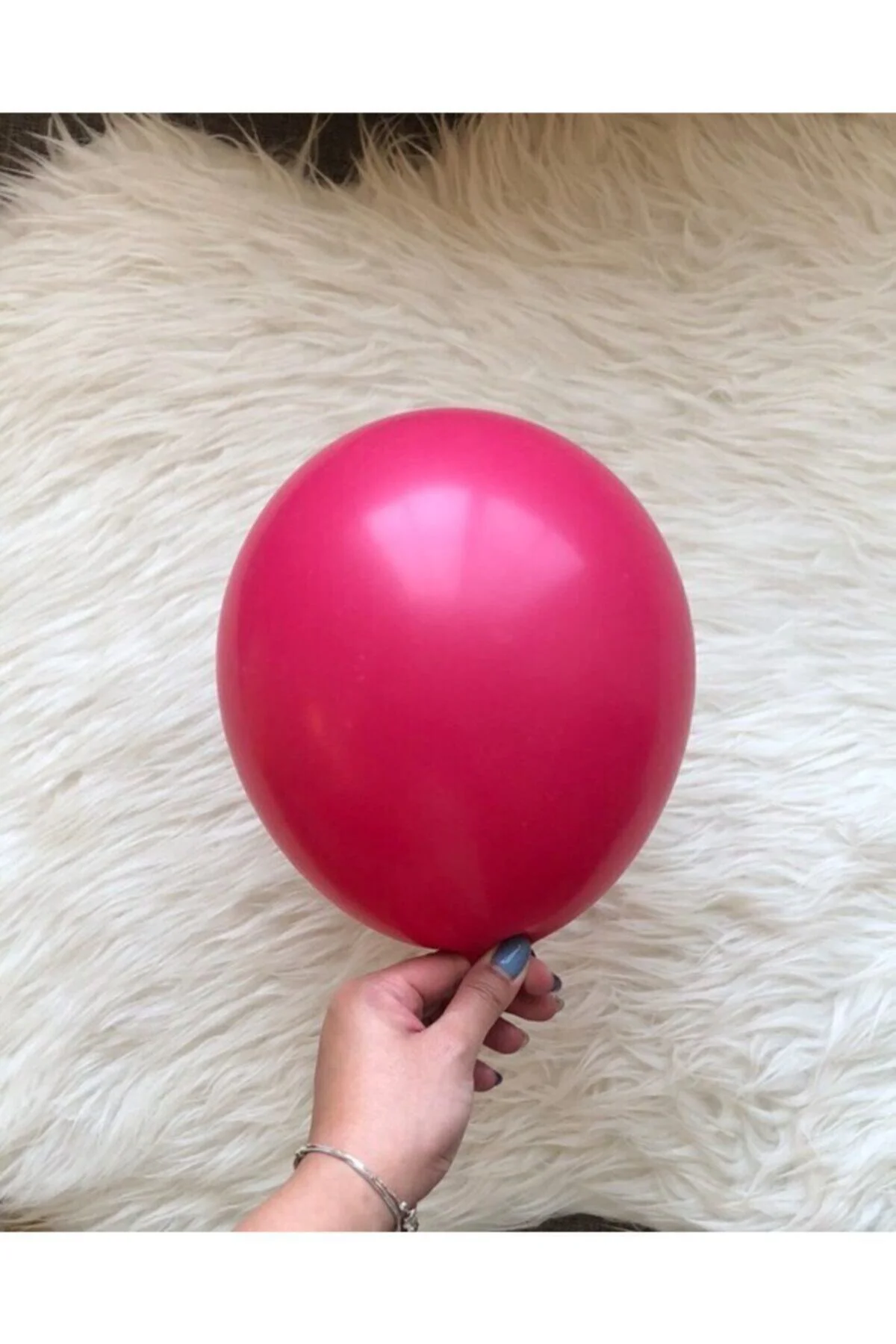 12 Inç Standart Boy Retro Balon 10 Adet Yaban Çileği