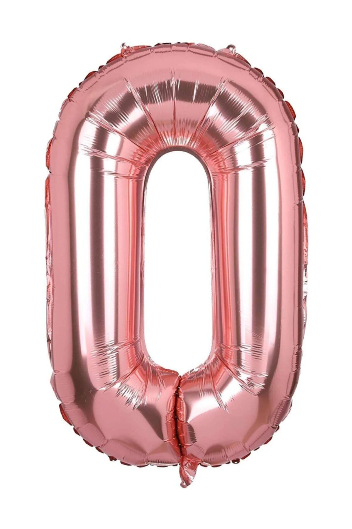 40 Inç 100 Cm Rose Gold Folyo Rakam Balon 0