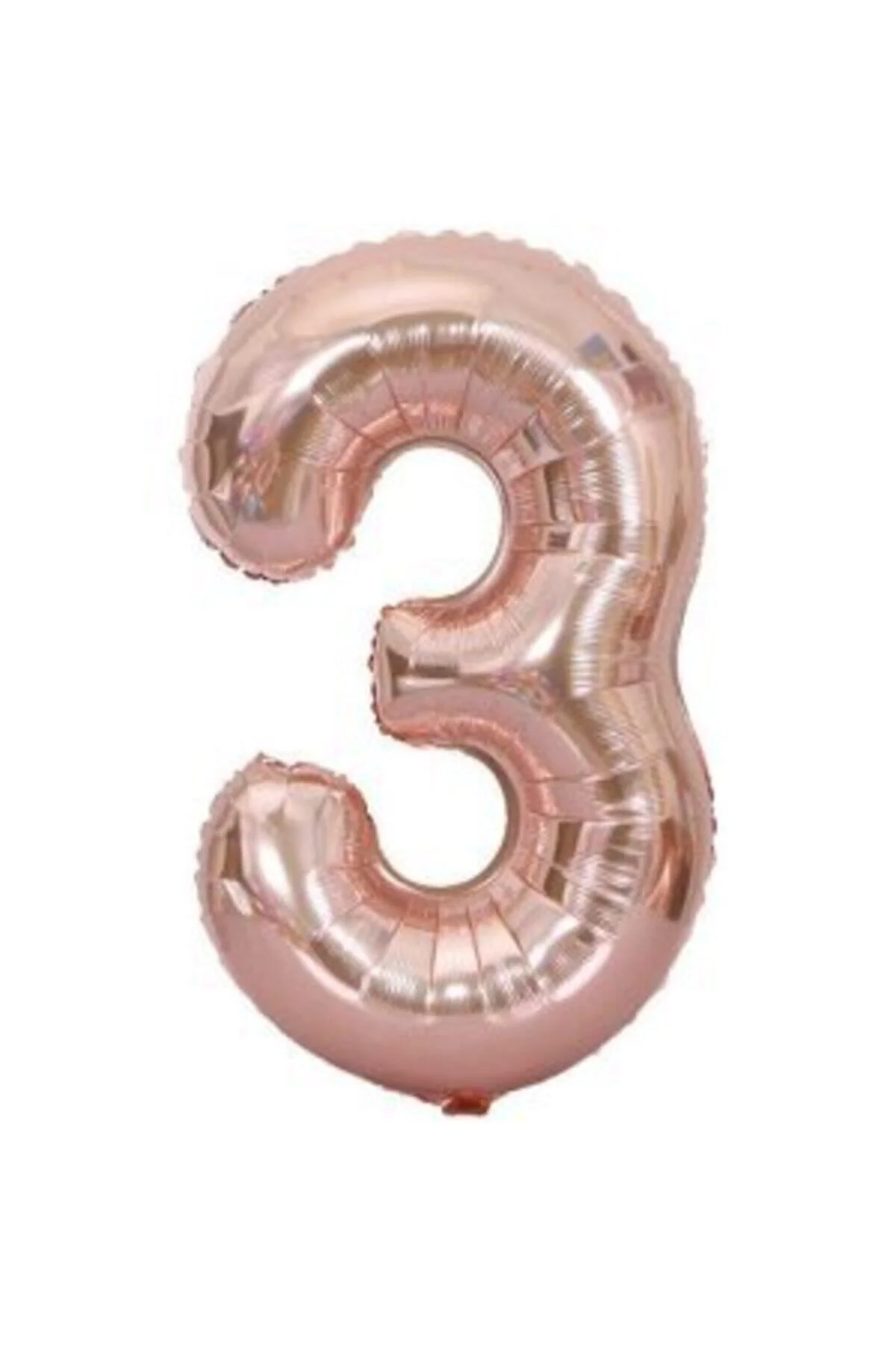 34'' 80 Cm Rose Gold Bronze Folyo Rakam Balon 3