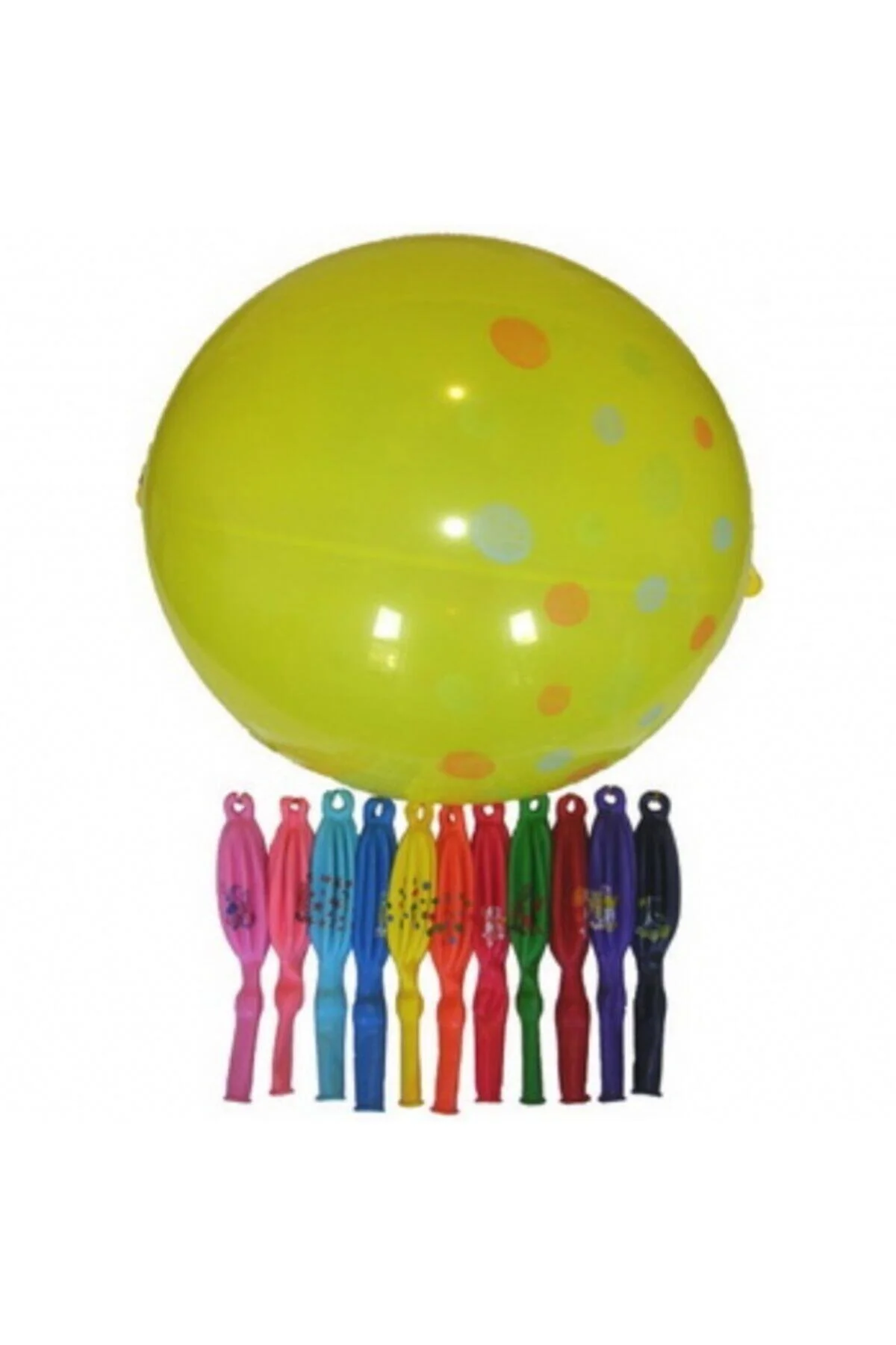 Lastikli Punc Balon - 100 Adet - renn Görsel 2