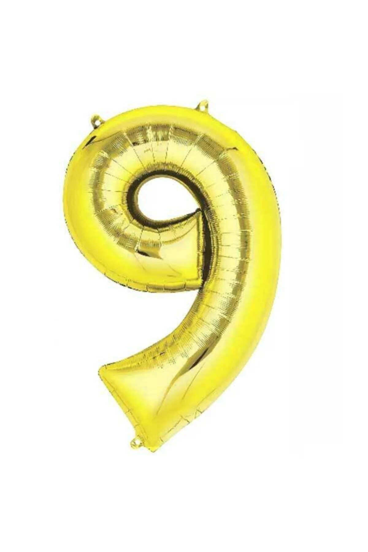 9 Rakam Folyo Gold Renk Balon Küçük 35 Cm