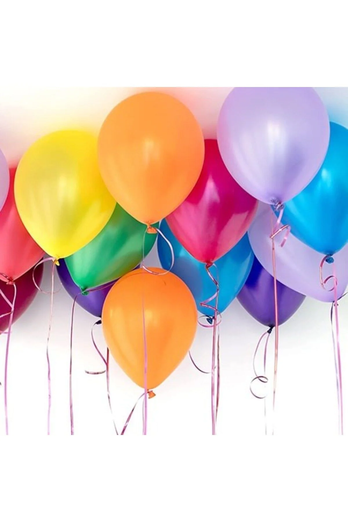 Turuncu Metalik Balon 20 Adet - Partioutlet Görsel 5