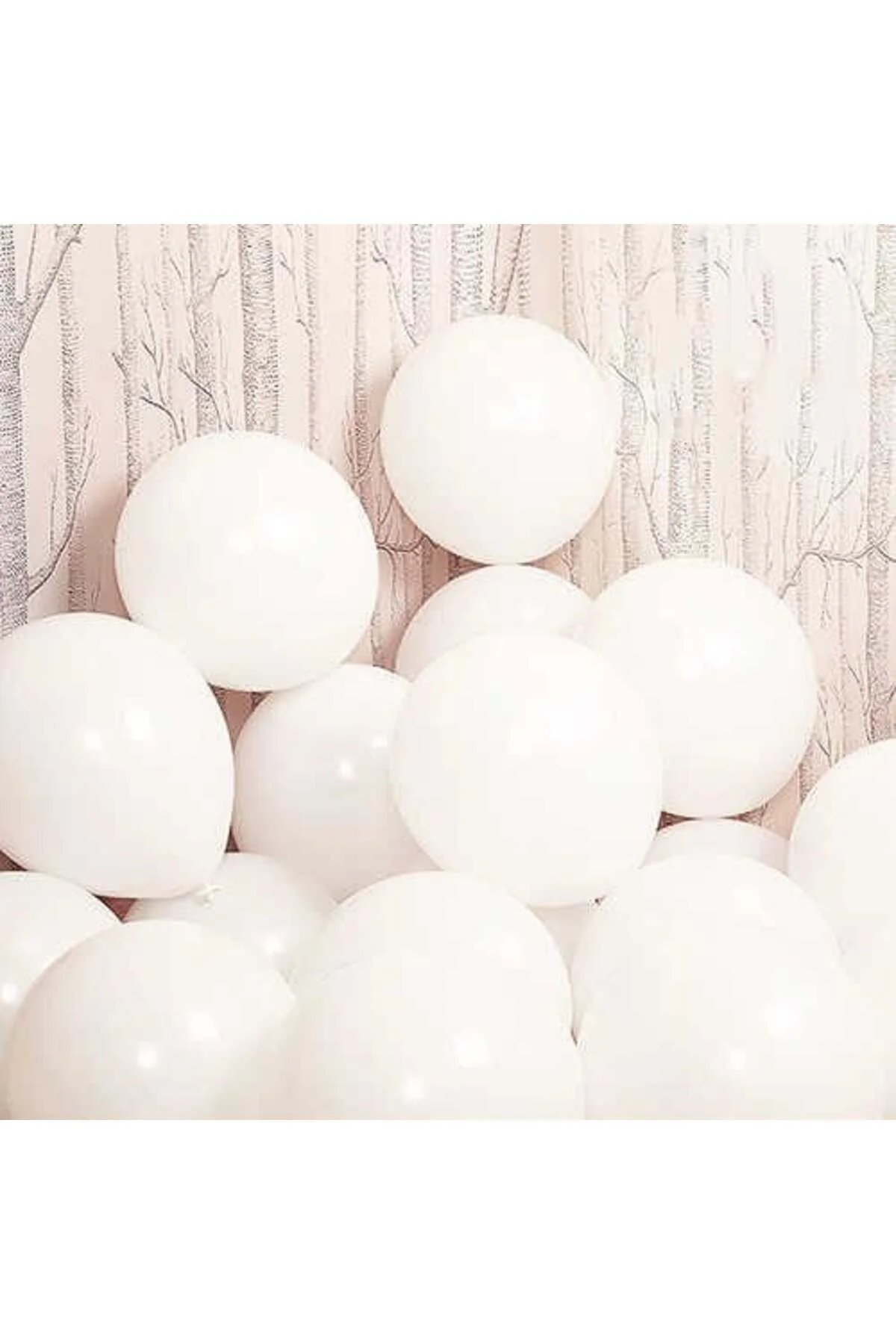 Fuşya Beyaz Pembe Balon 20 Adet - Partioutlet Görsel 3