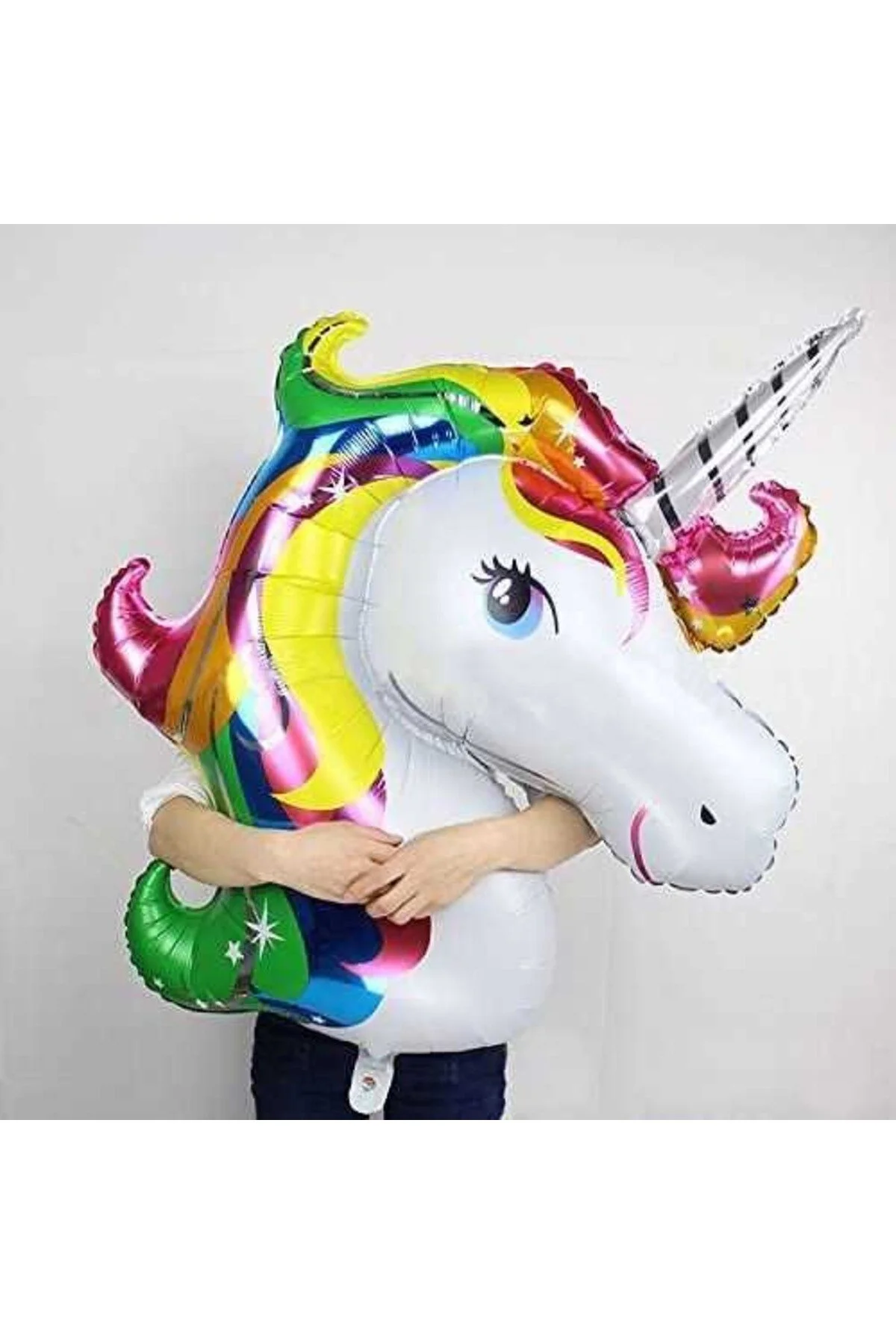 Unicorn Renkli Folyo Balon - Partioutlet Görsel 2