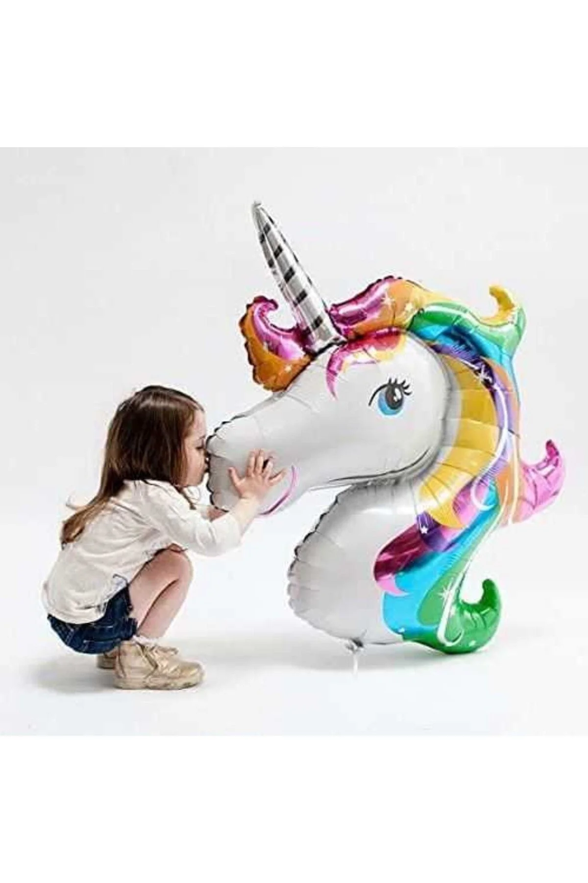 Unicorn Renkli Folyo Balon - Partioutlet Görsel 3