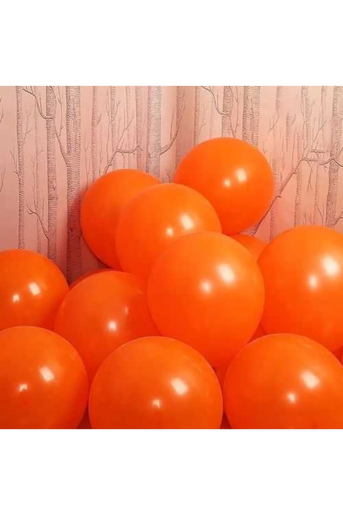 Mor Turuncu Siyah Balon 20 Adet - Partioutlet Görsel 4