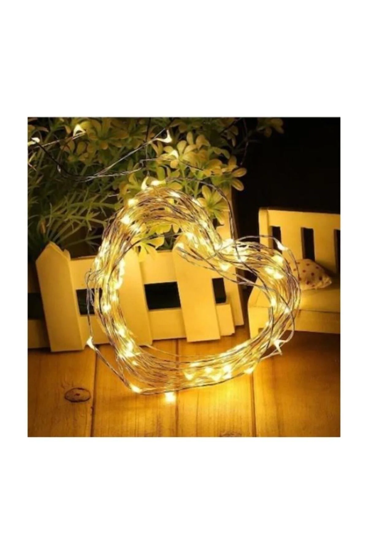 Peri Led Işık 10 Metre (sarı) Pilli Led - PEKSHOP Görsel 3