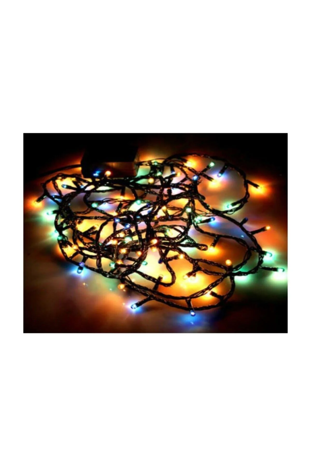 100 Ledli Kırmızı Yılbaşı Ağacı Işığı Led Ampül - PEKSHOP Görsel 3