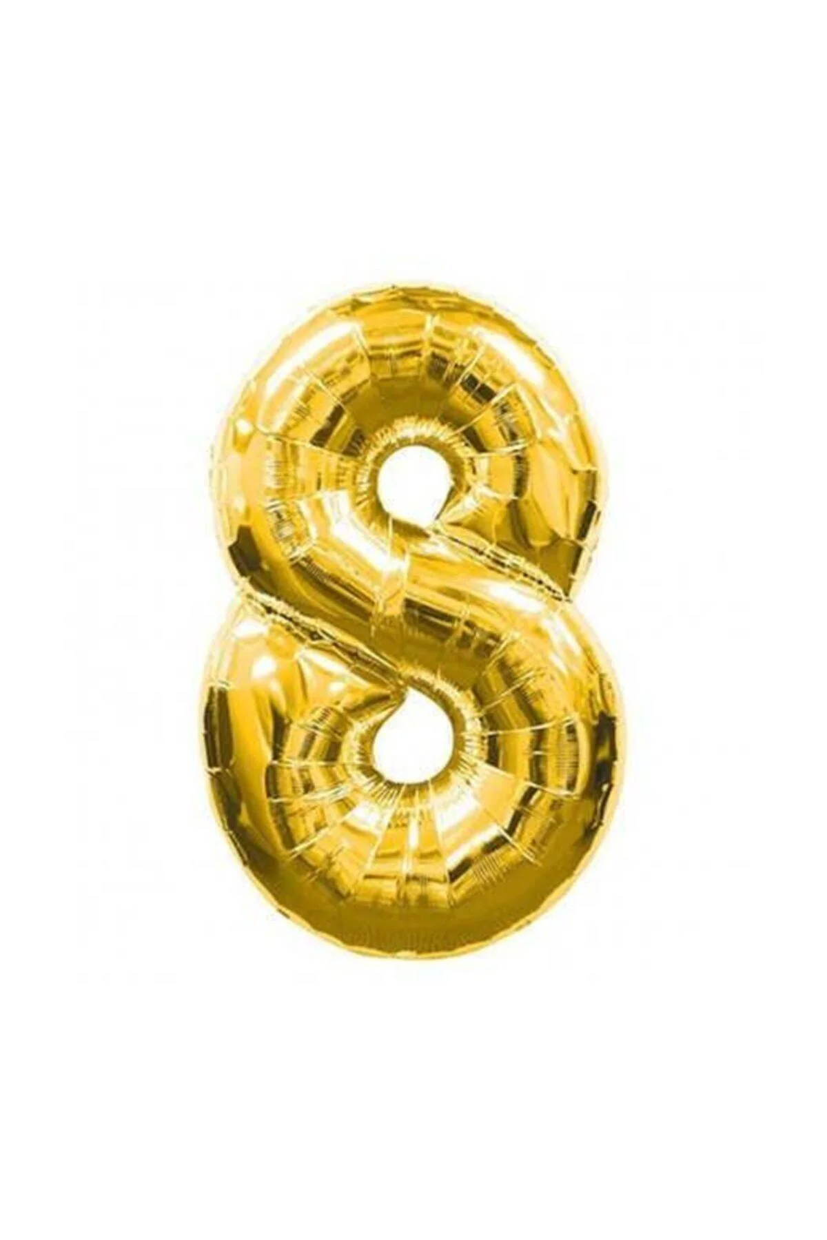 Fırsat Ayı 8 Folyo Balon Gold 100 Cm Helyum Balon Uçan Balon