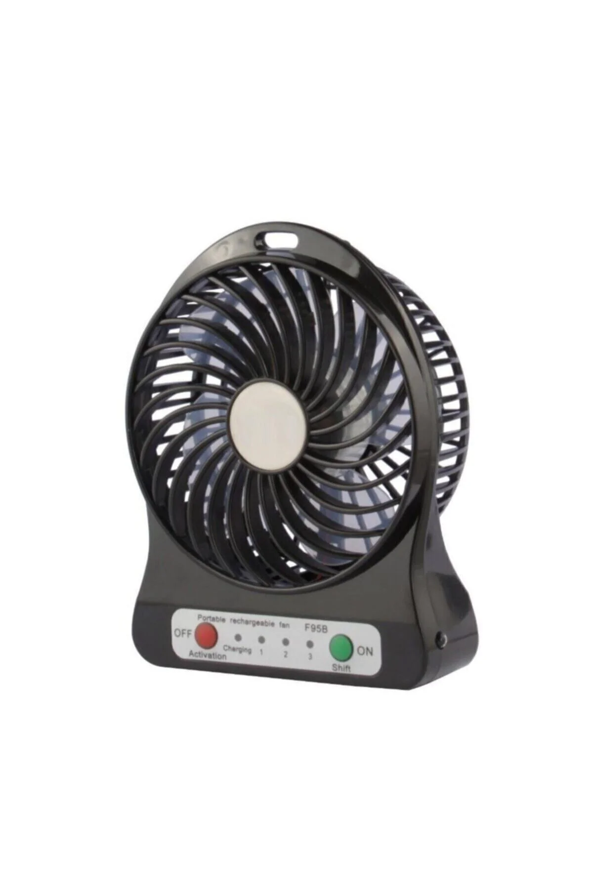 3 Kademeli Masa Üstü Ve Araç Şarjlı Mini Vantilatör Fan Pervane - PEKSHOP Görsel 3