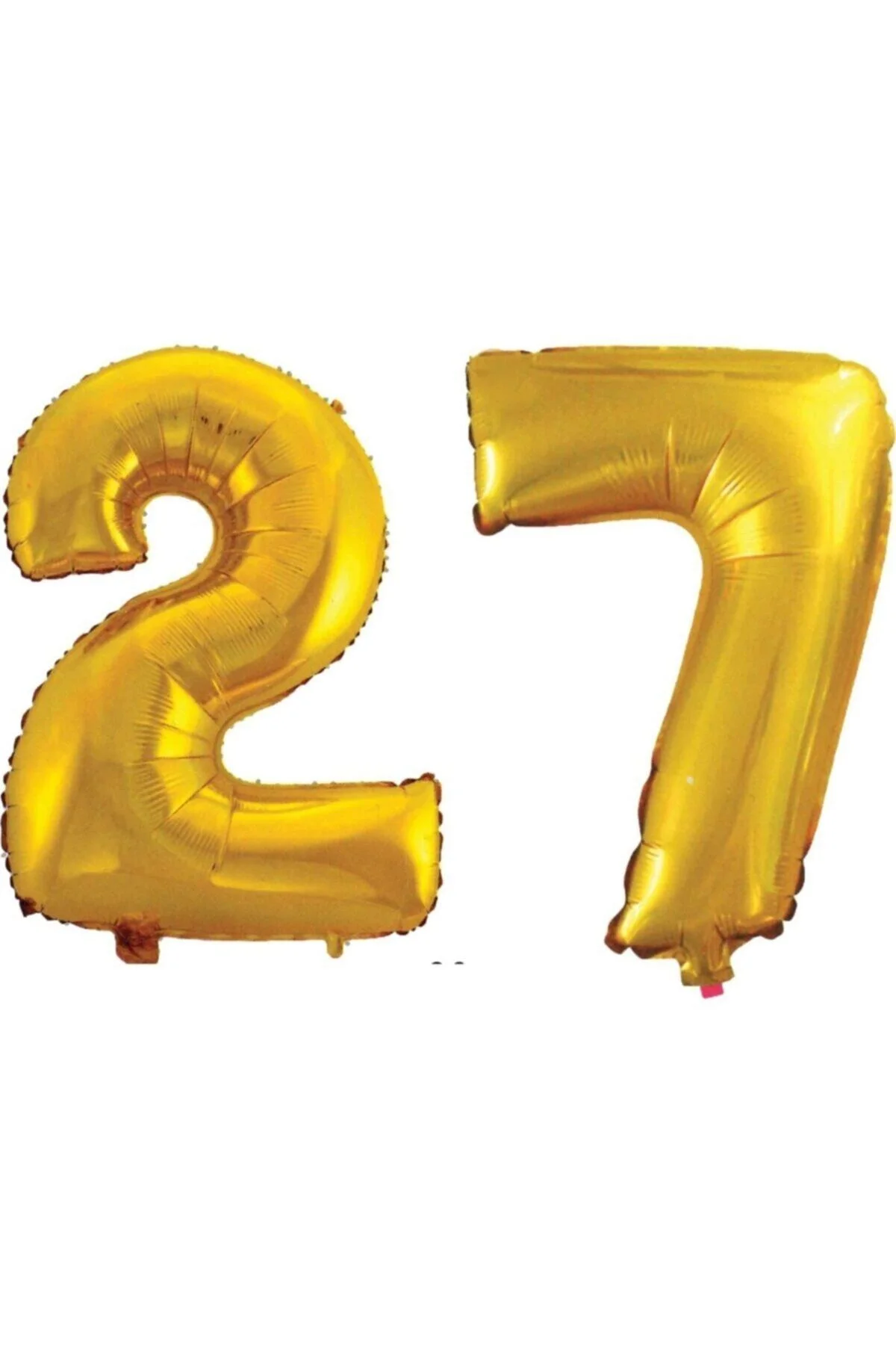 27 Yaş Sayı Folyo Balon Altın 90cm