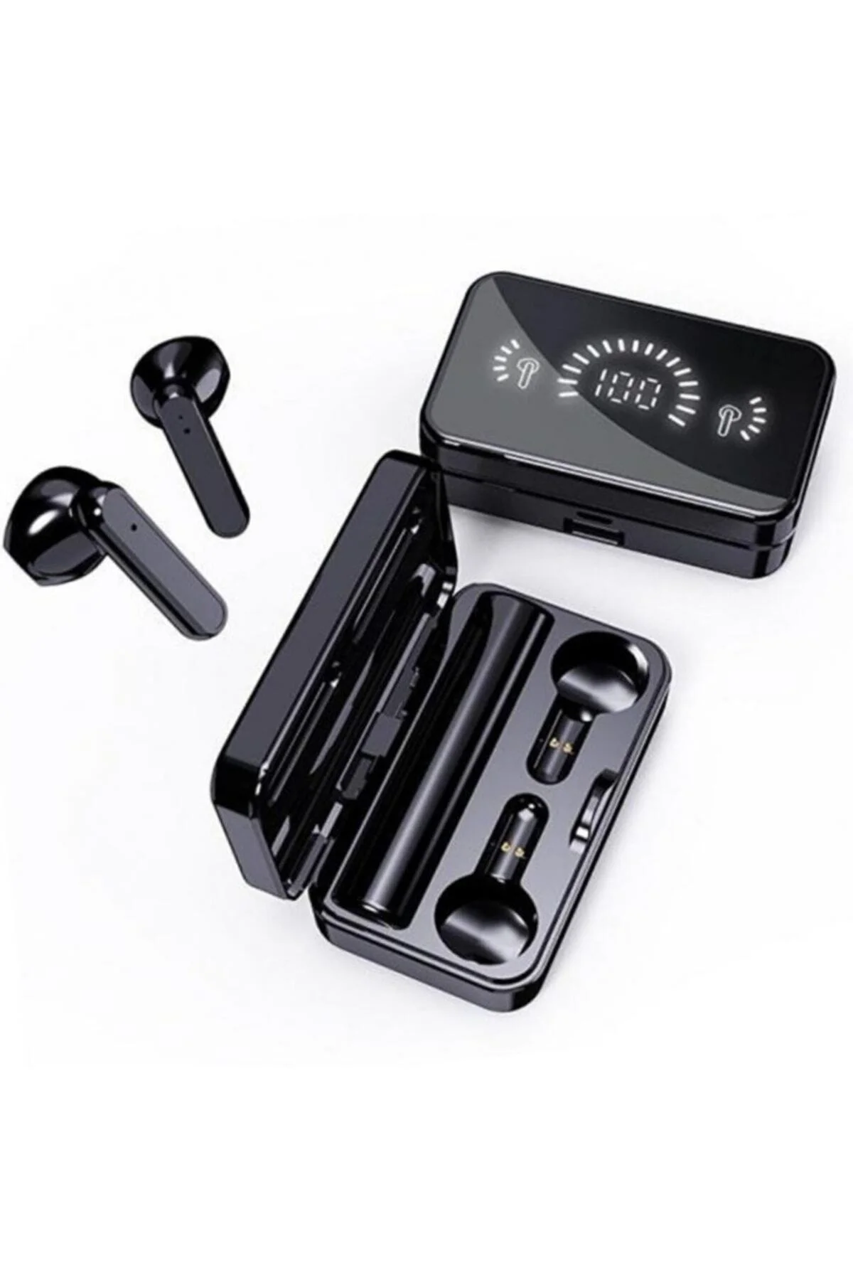 Premium Set Full Ekran Akıllı Saat Mi A30s Airdots Led Göstergeli Powerbankli Bluetooth Kulaklık - Xnews Görsel 2