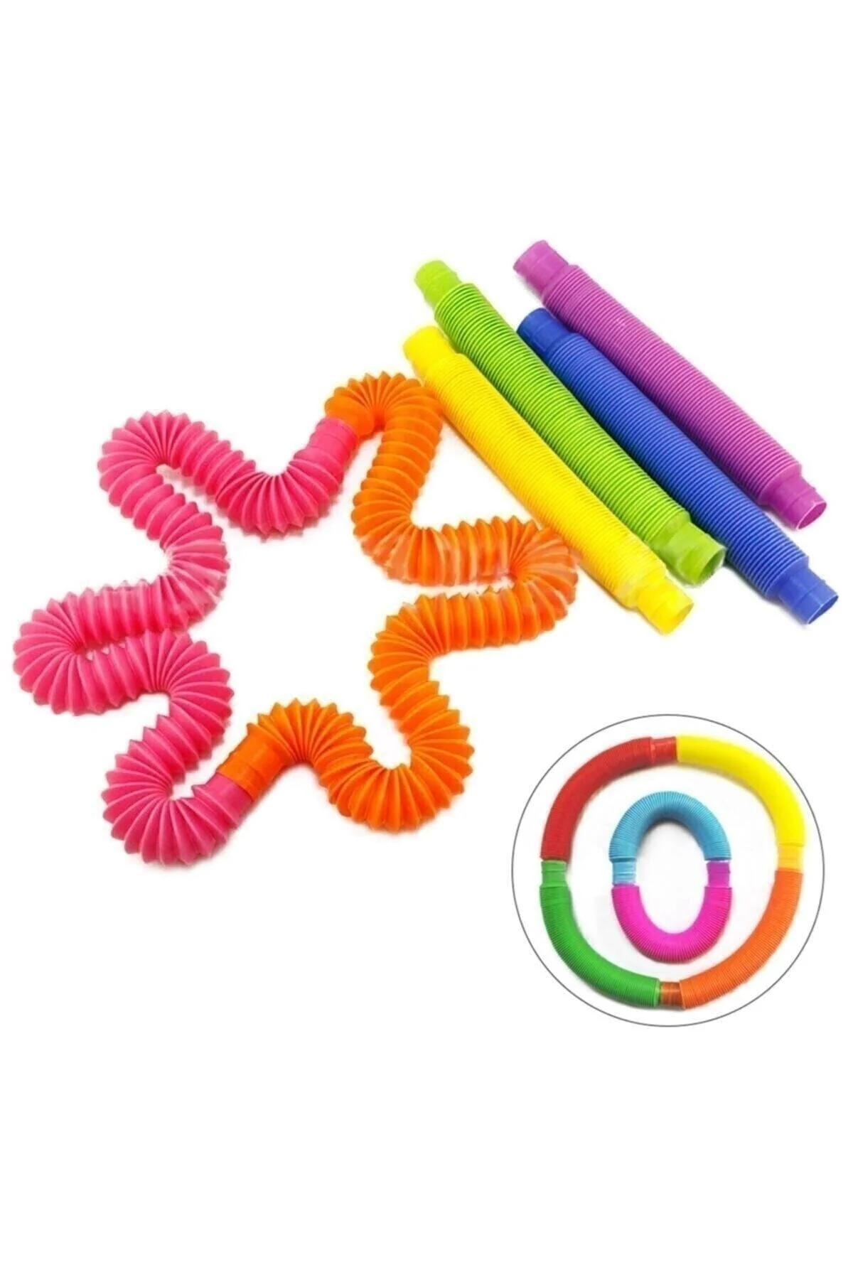 6 Adet Pop Tubee Duyusal Oyuncak Fidget Zihinsel Eğitici