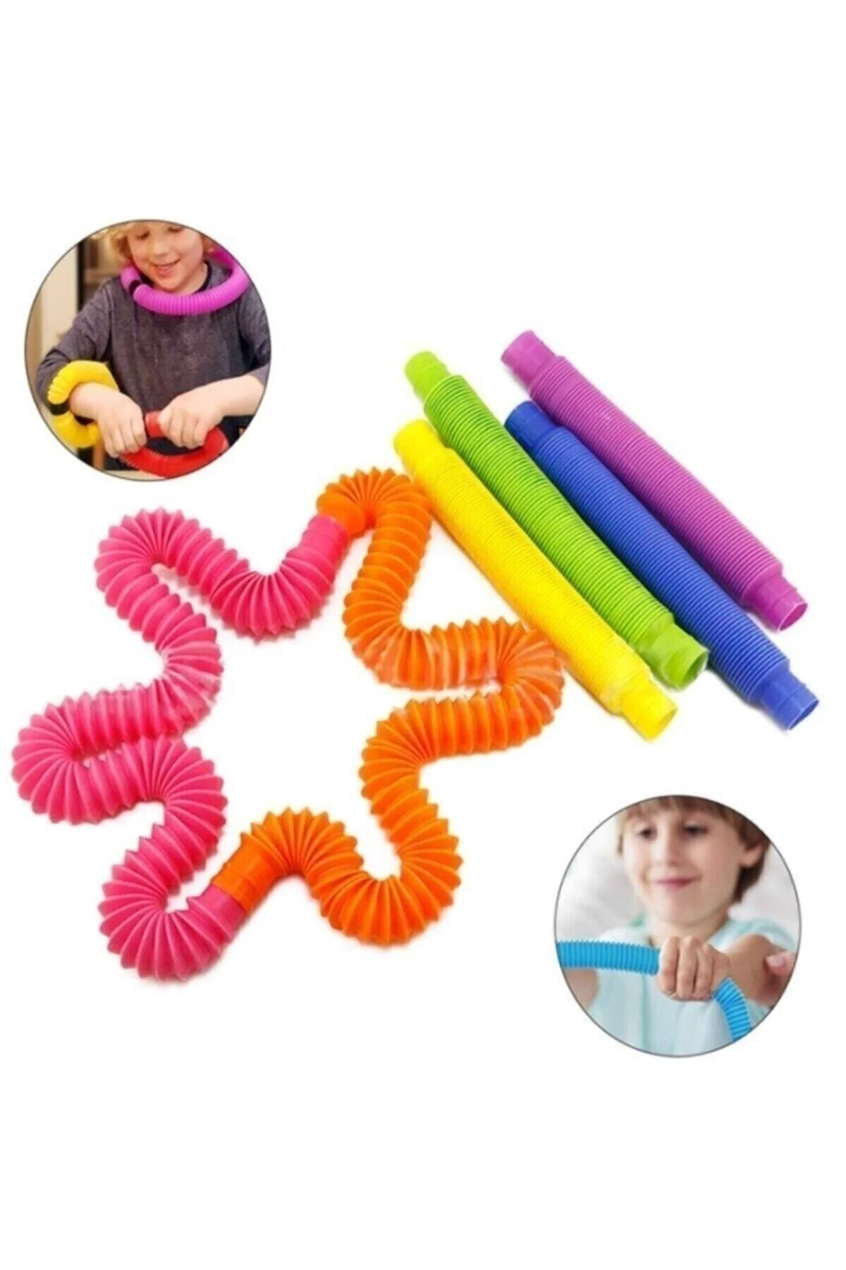6 Adet Pop Tubee Duyusal Oyuncak Fidget Zihinsel Eğitici - pazariz Görsel 5