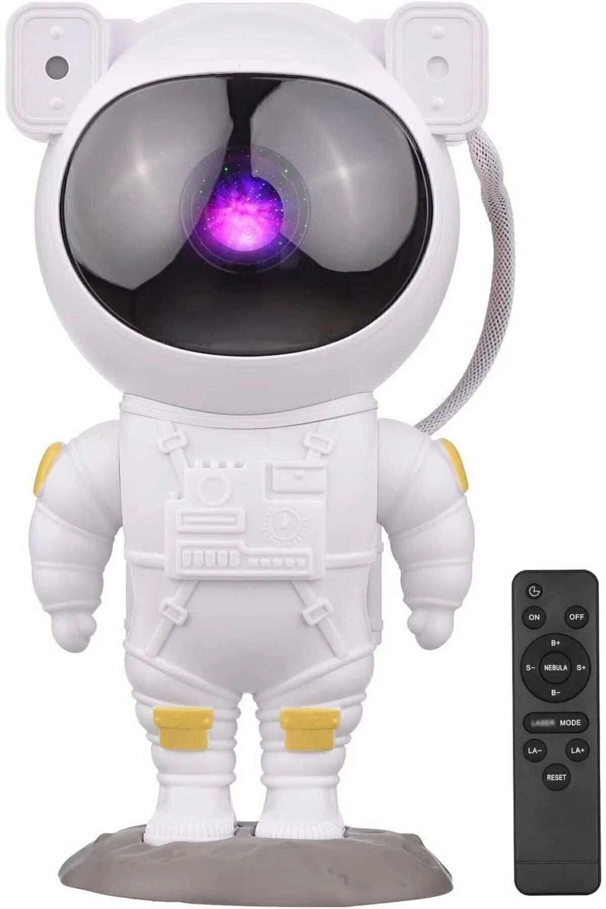 Büyük Boy Astronot Tasarım Galaxy Yıldız Plazma Gökyüzü Gece Lambası Zamanlama Fonksiyon Kumandalı p - Sildne Görsel 3