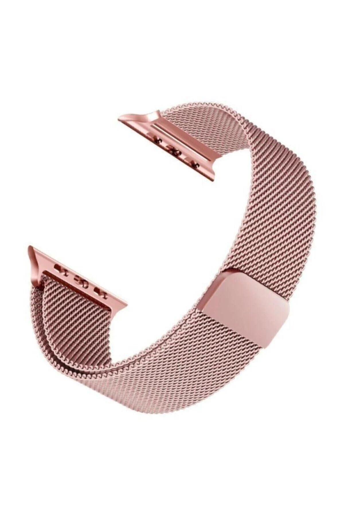 Apple Watch Uyumlu Hasır 38mm / 40mm Milanese Kordon Rose Gold