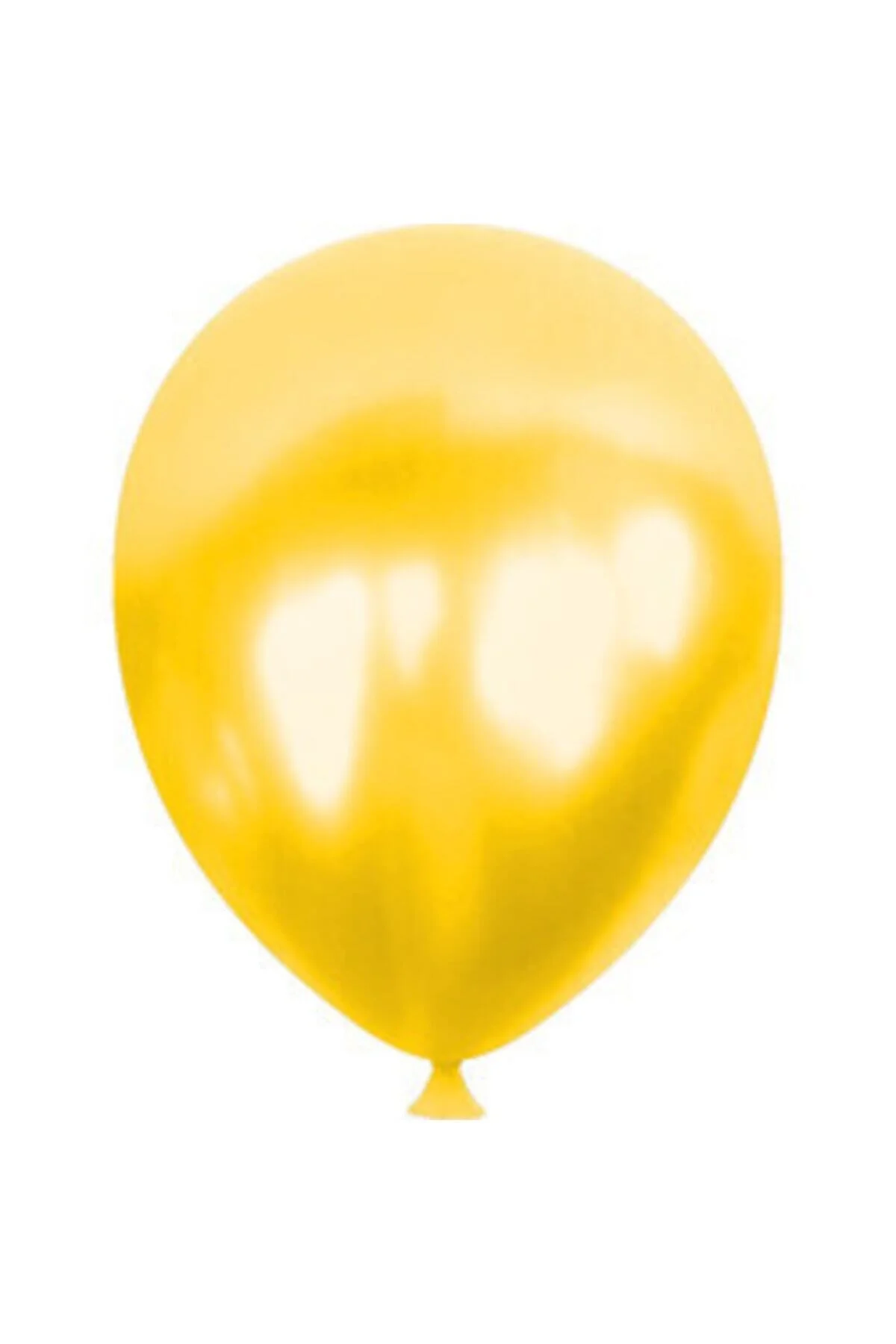 12 Inç Standart Boy Metalik Balon 50 Adet Sarı