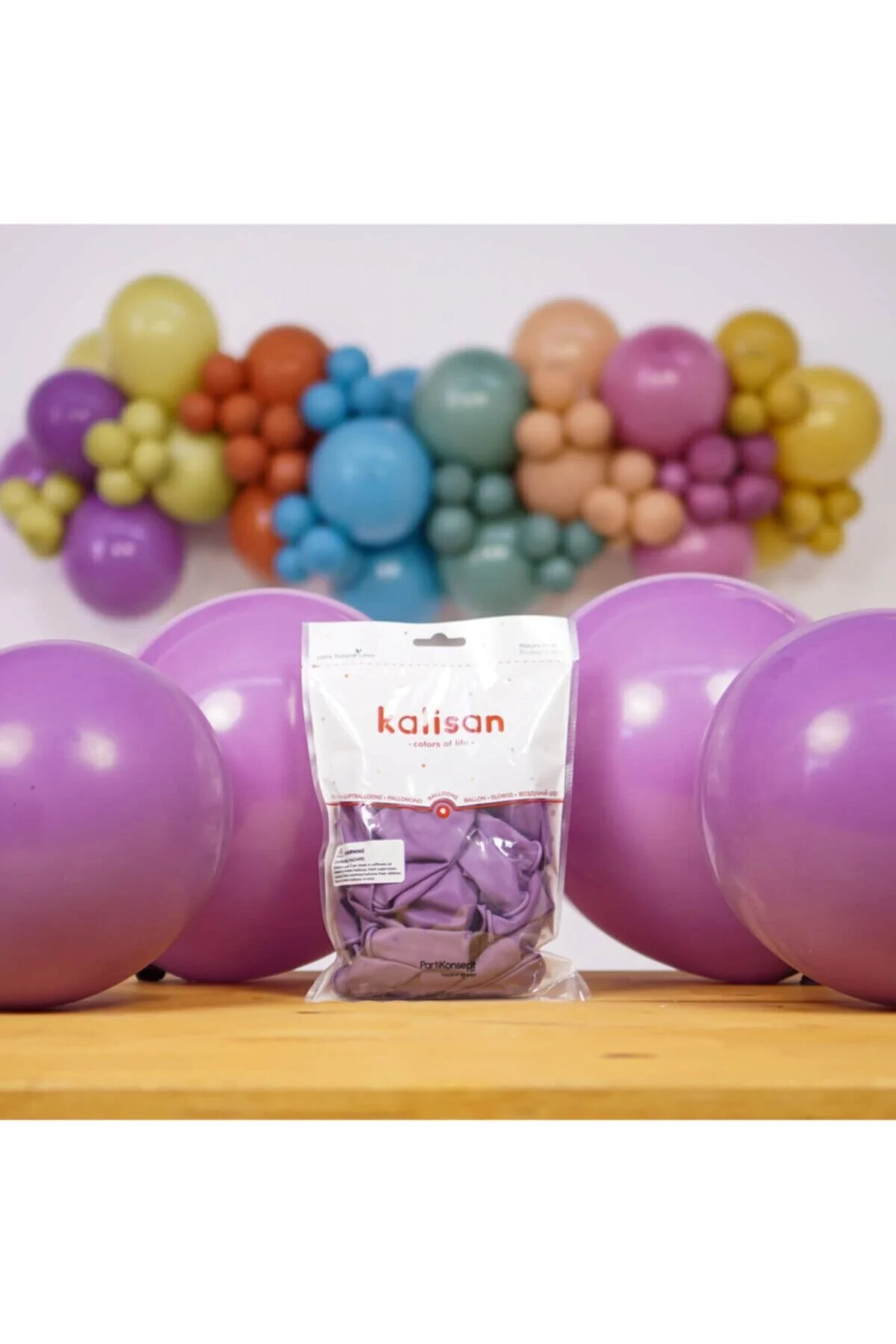 12 Inç Standart Boy Retro Balon Lavanta 100 Adet