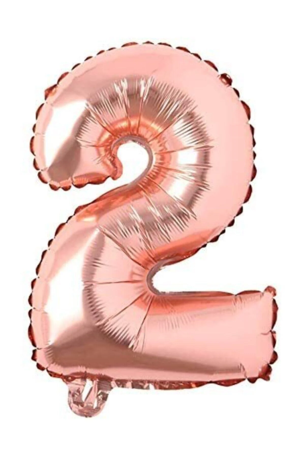 40 Inç 100 Cm Rose Gold Folyo Rakam Balon 2