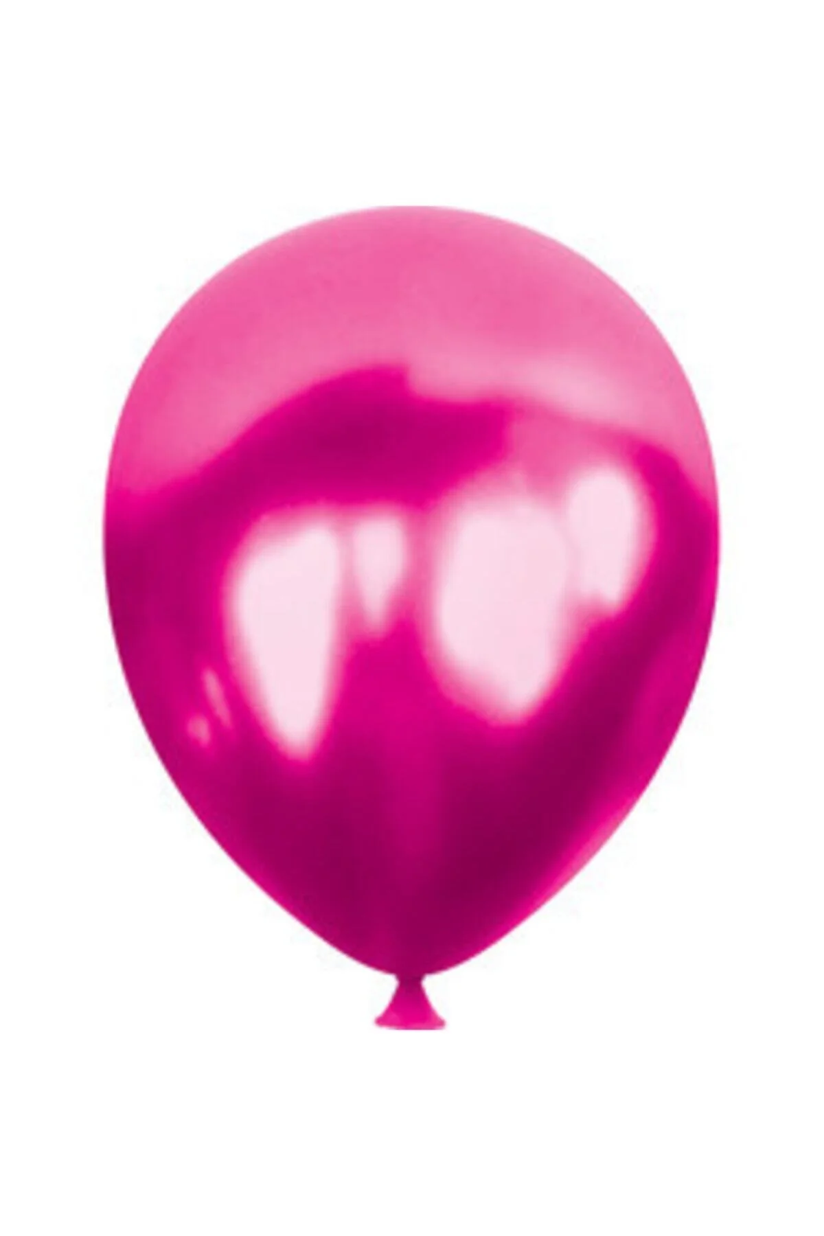 12 Inç Standart Boy Metalik Balon 50 Adet Fuşya