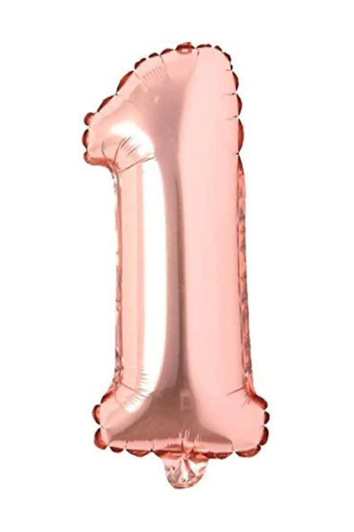 40 Inç 100 Cm Rose Gold Folyo Rakam Balon 1