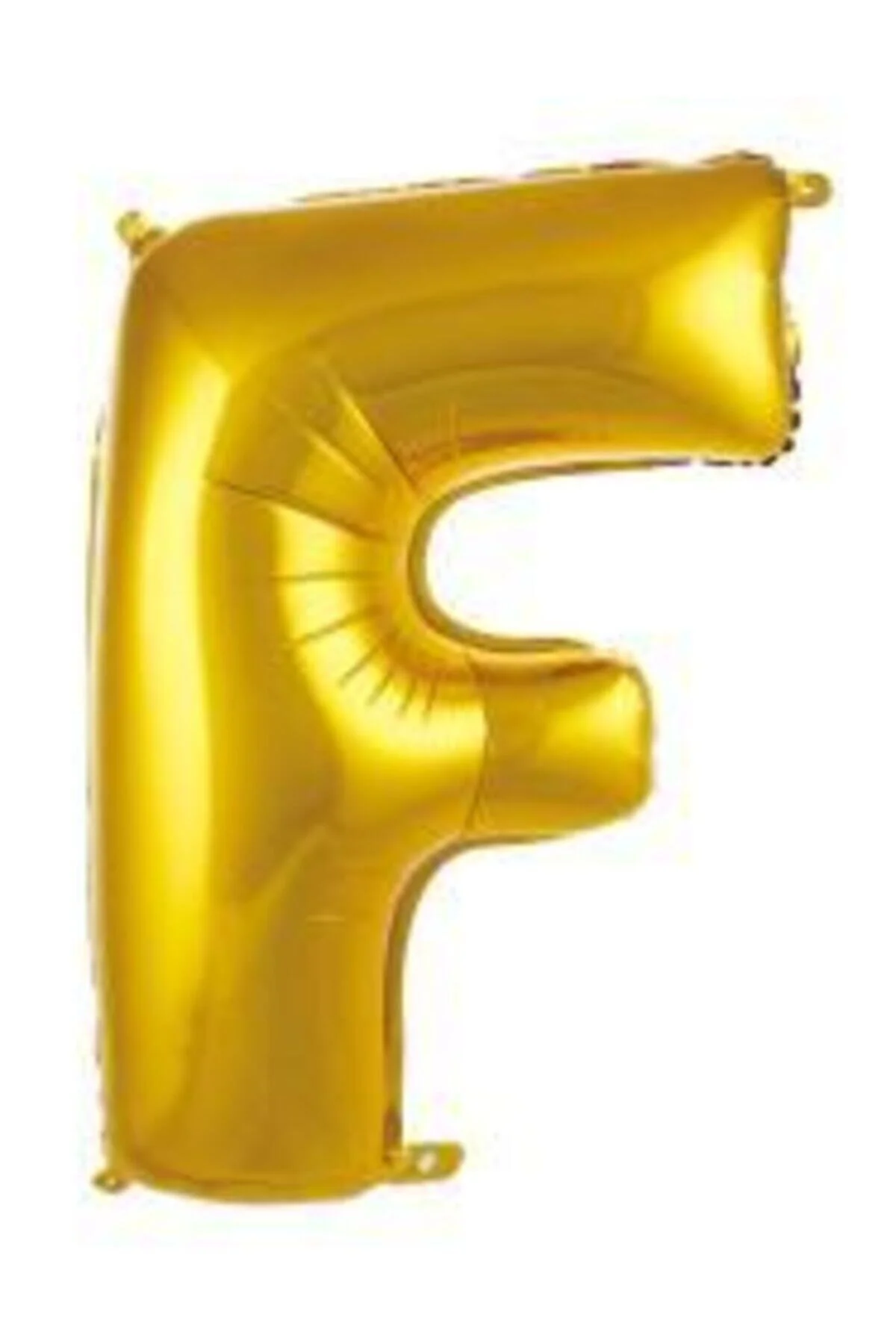 34 Inç 76 Cm Altın Folyo Harf Balon F
