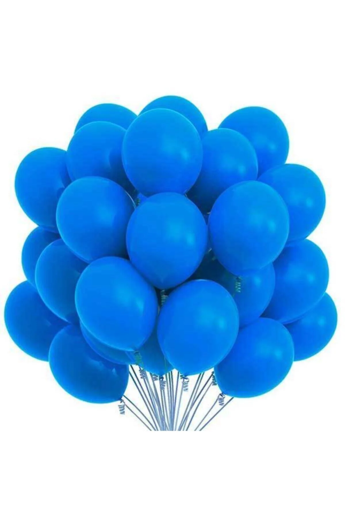 12 Inç Standart Boy Pastel Balon 10 Adet Lacivert