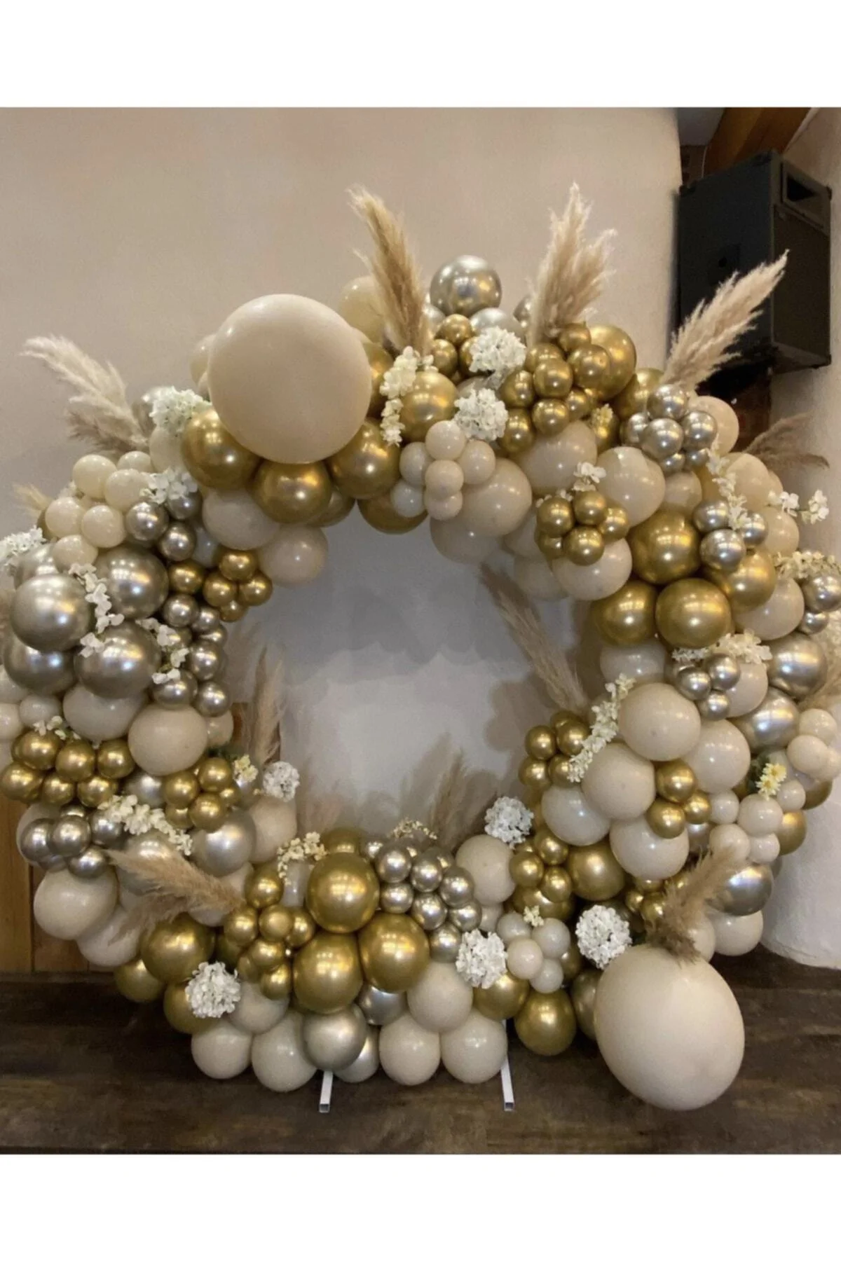 Krom Gold Krom Gümüş Ve Deniz Kumu Balon Zinciri 100 Adet