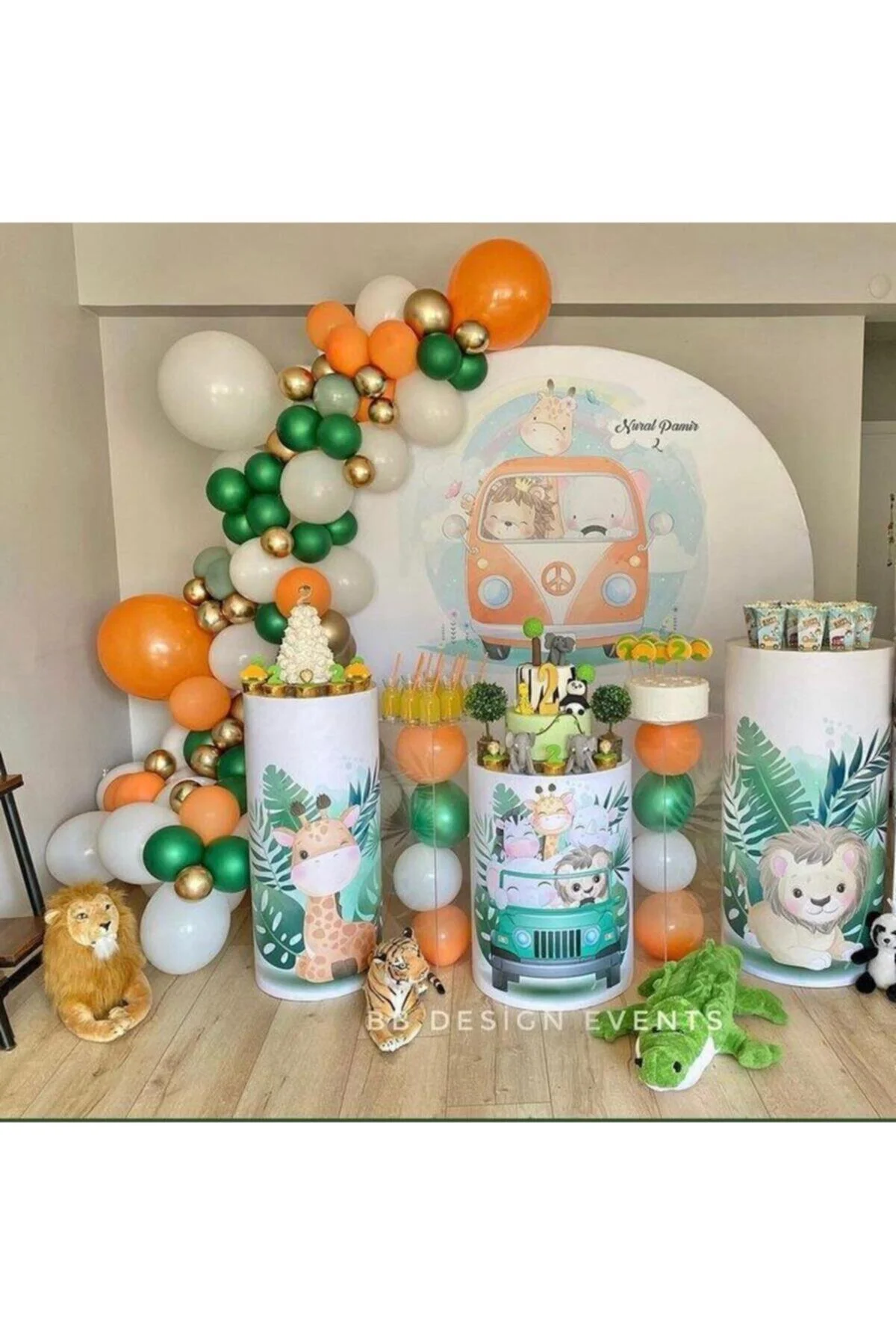 Ormanlar Alemi Konsept Balon Zinciri