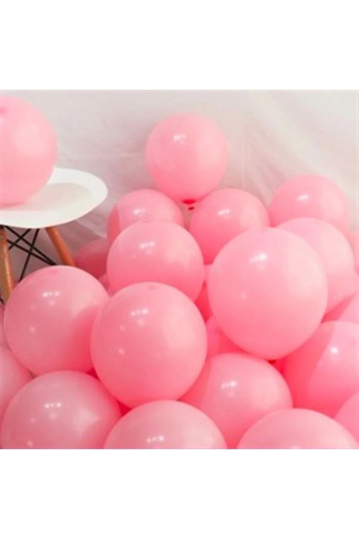 Makaron Balon 100 Adet Pembe Renk