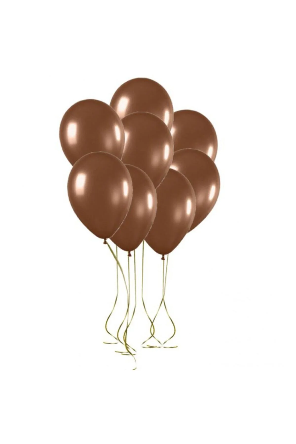 12 Inç Standart Boy Pastel Balon Kahverengi 100 Adet