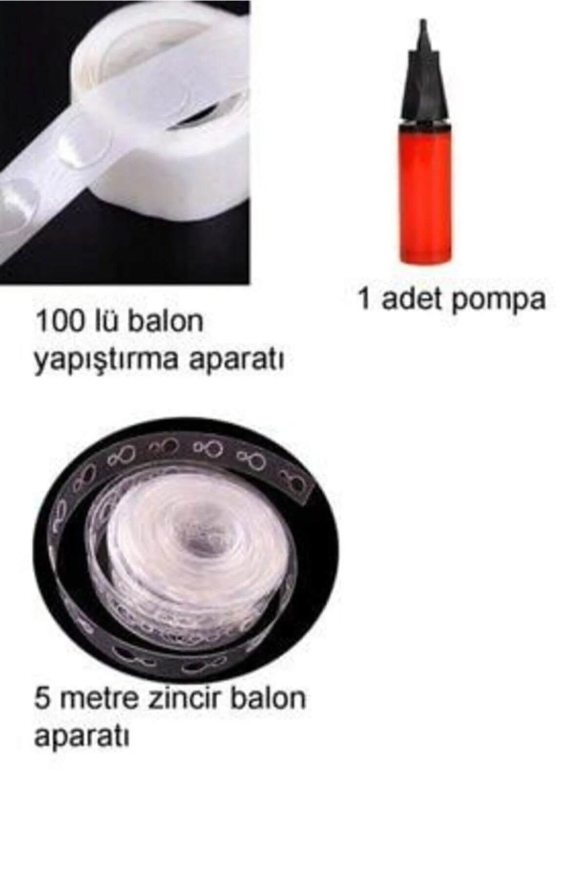 Safari Temalı Soft Renkler Zincir Balon 5 M - PEKSHOP Görsel 2