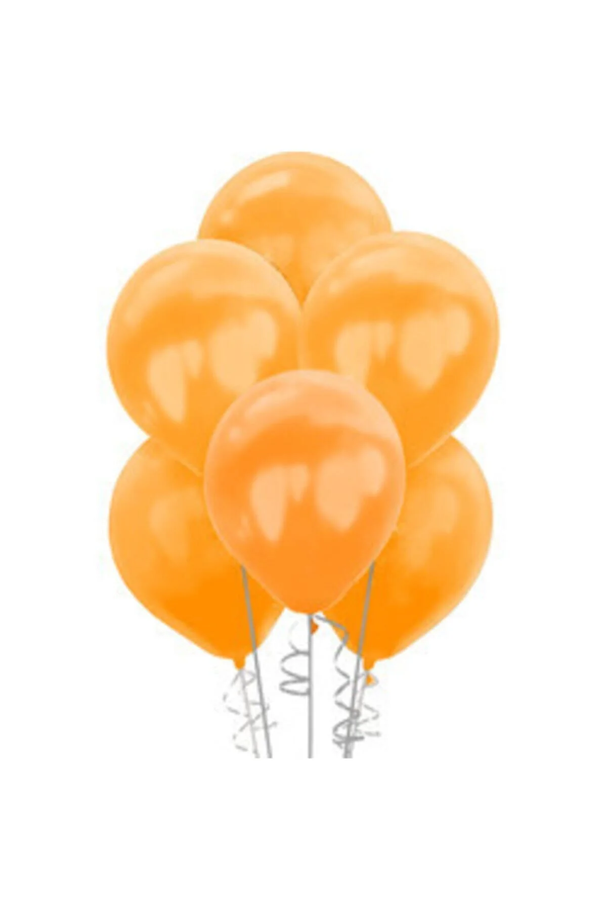 12 Inç Standart Boy Metalik Balon Turuncu 100 Adet