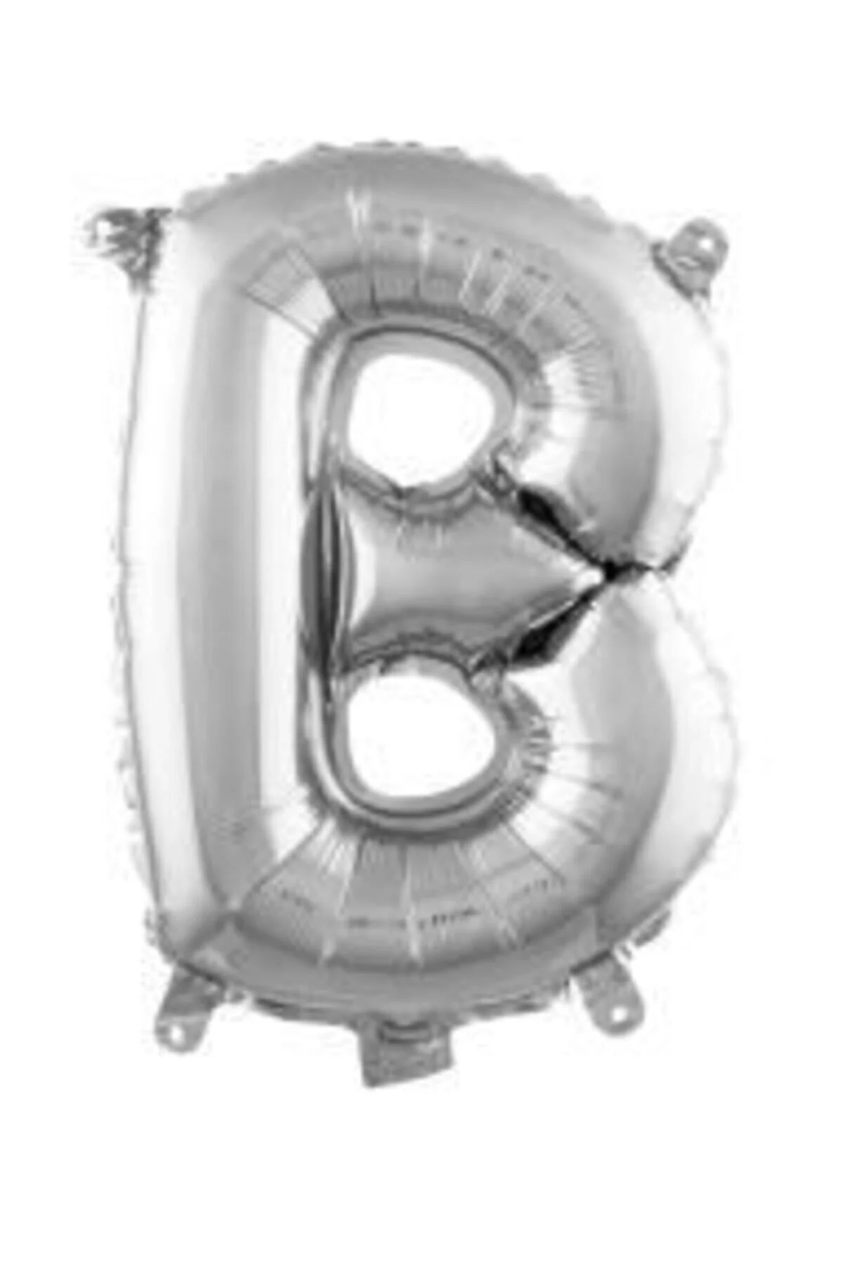 16 Inç 35 Cm Gümüş Folyo Harf Balon B