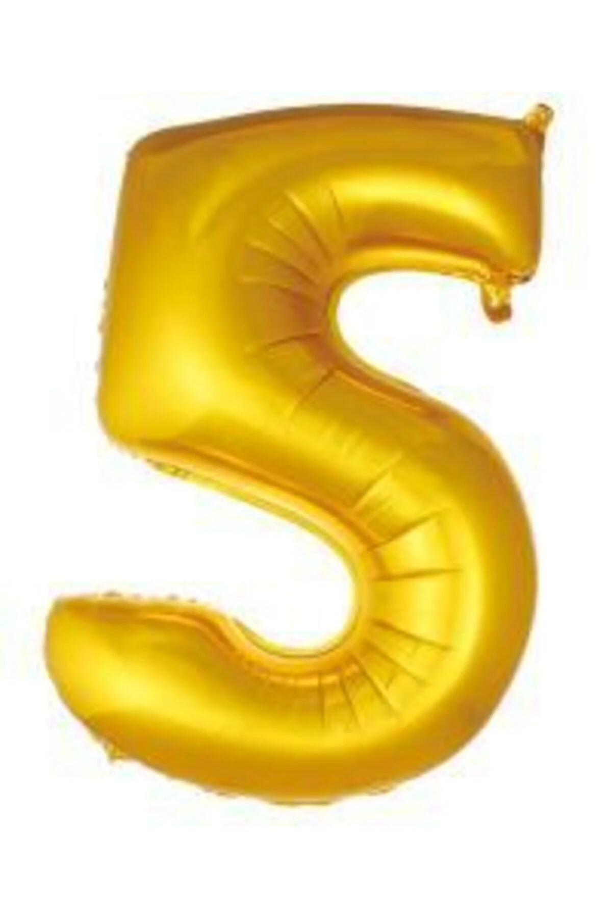 Folyo Rakam Balon 76 Cm Altın 5