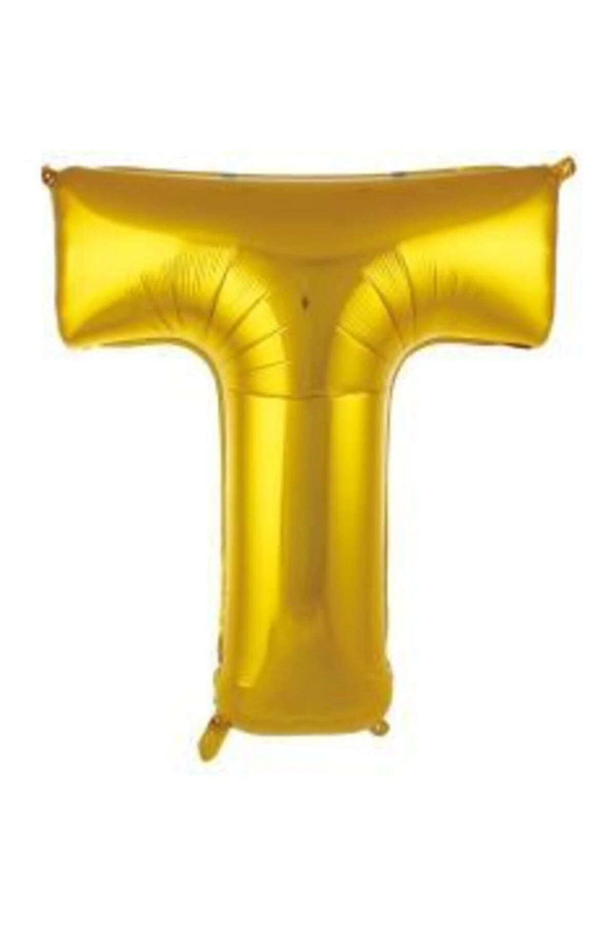 40 Inç 100 Cm Altın Folyo Harf Balon T
