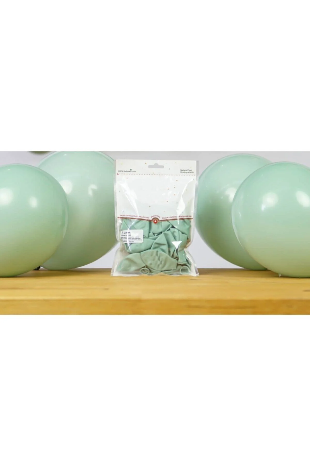 12 Inç Standart Boy Retro Balon 10 Adet Kış Yeşili