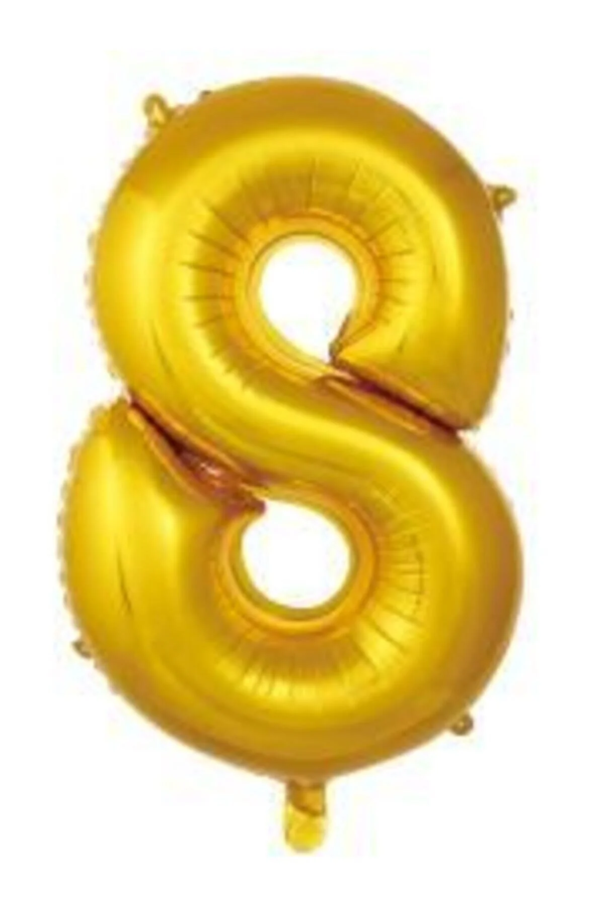Folyo Rakam Balon 76 Cm Altın 8