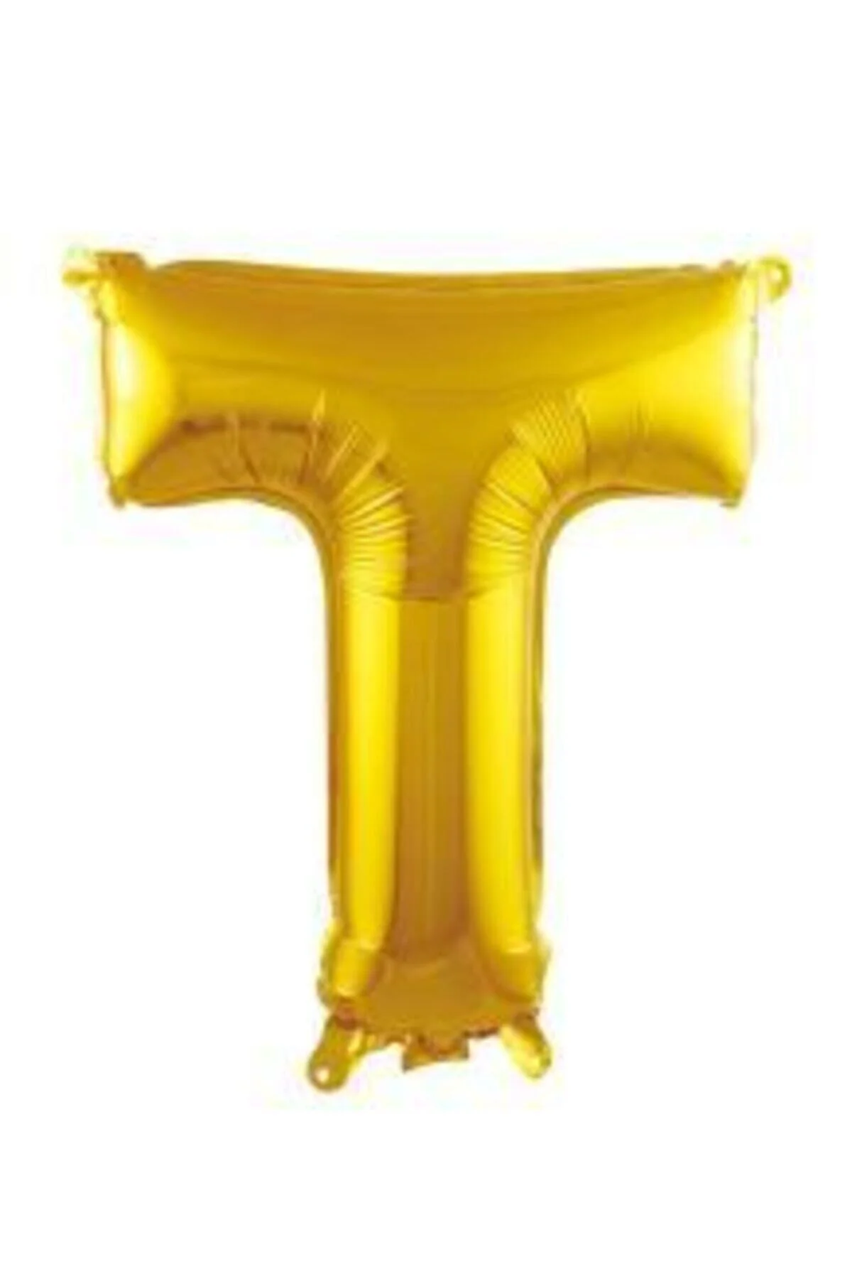 16 Inç 35 Cm Altın Folyo Harf Balon T