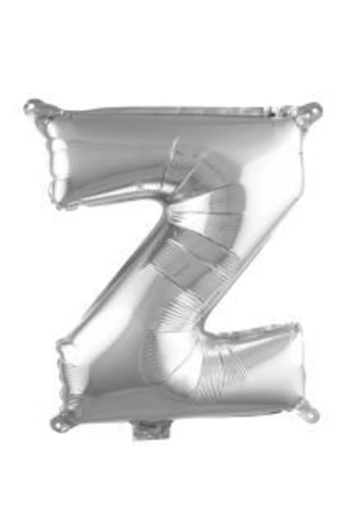 16 Inç 35 Cm Gümüş Folyo Harf Balon Z