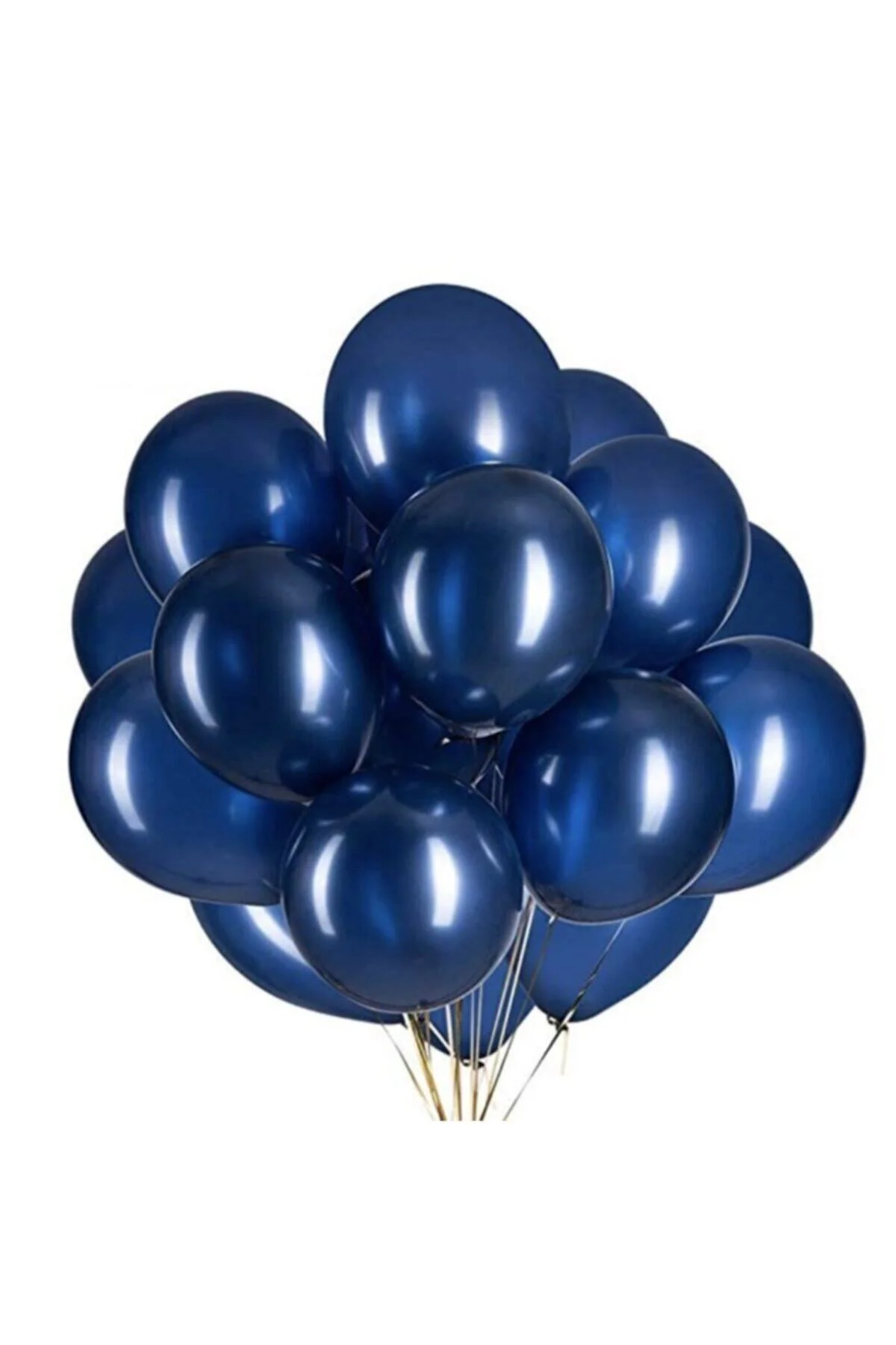 12 Inç Standart Boy Pastel Balon 10 Adet Gece Mavisi
