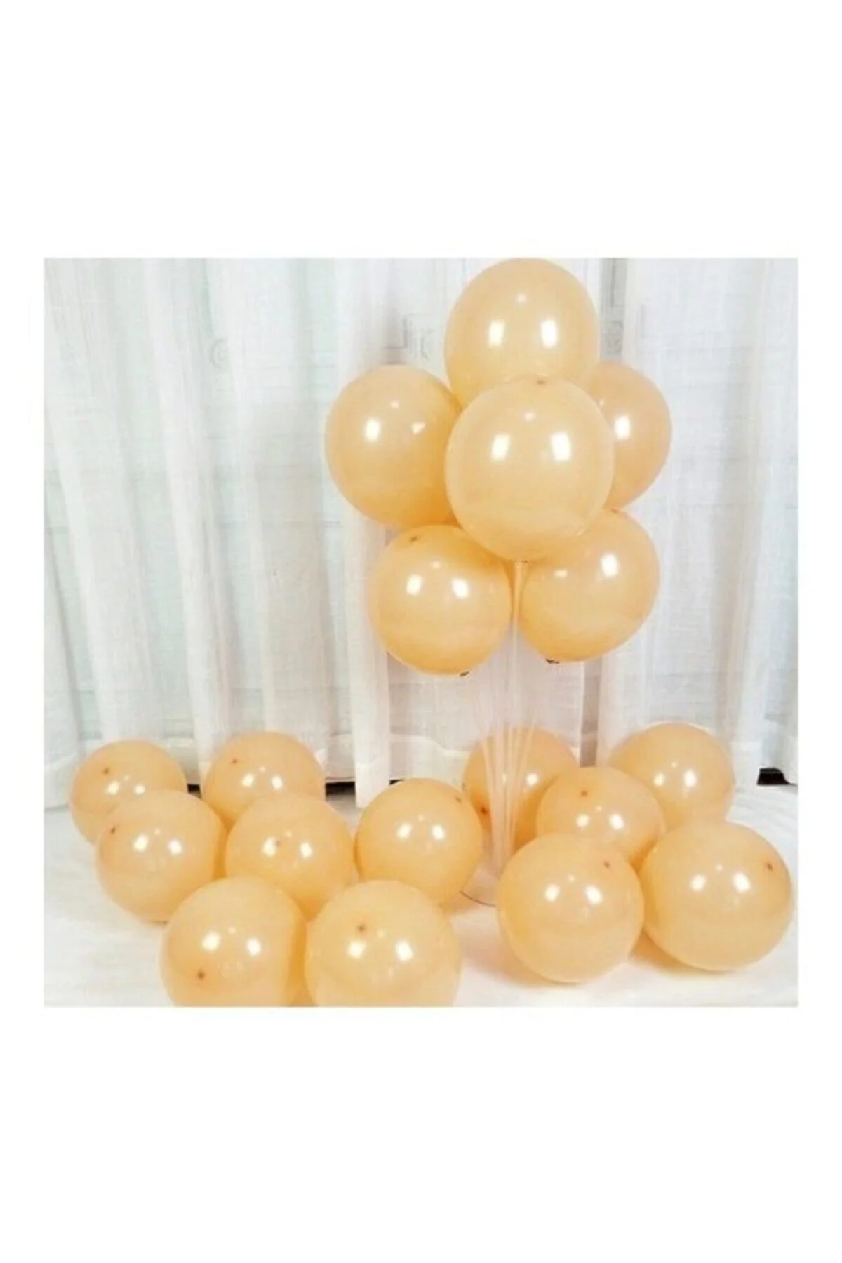 50 Adet Ten Rengi Pastel Balon 12 Inç 30 Cm Çap