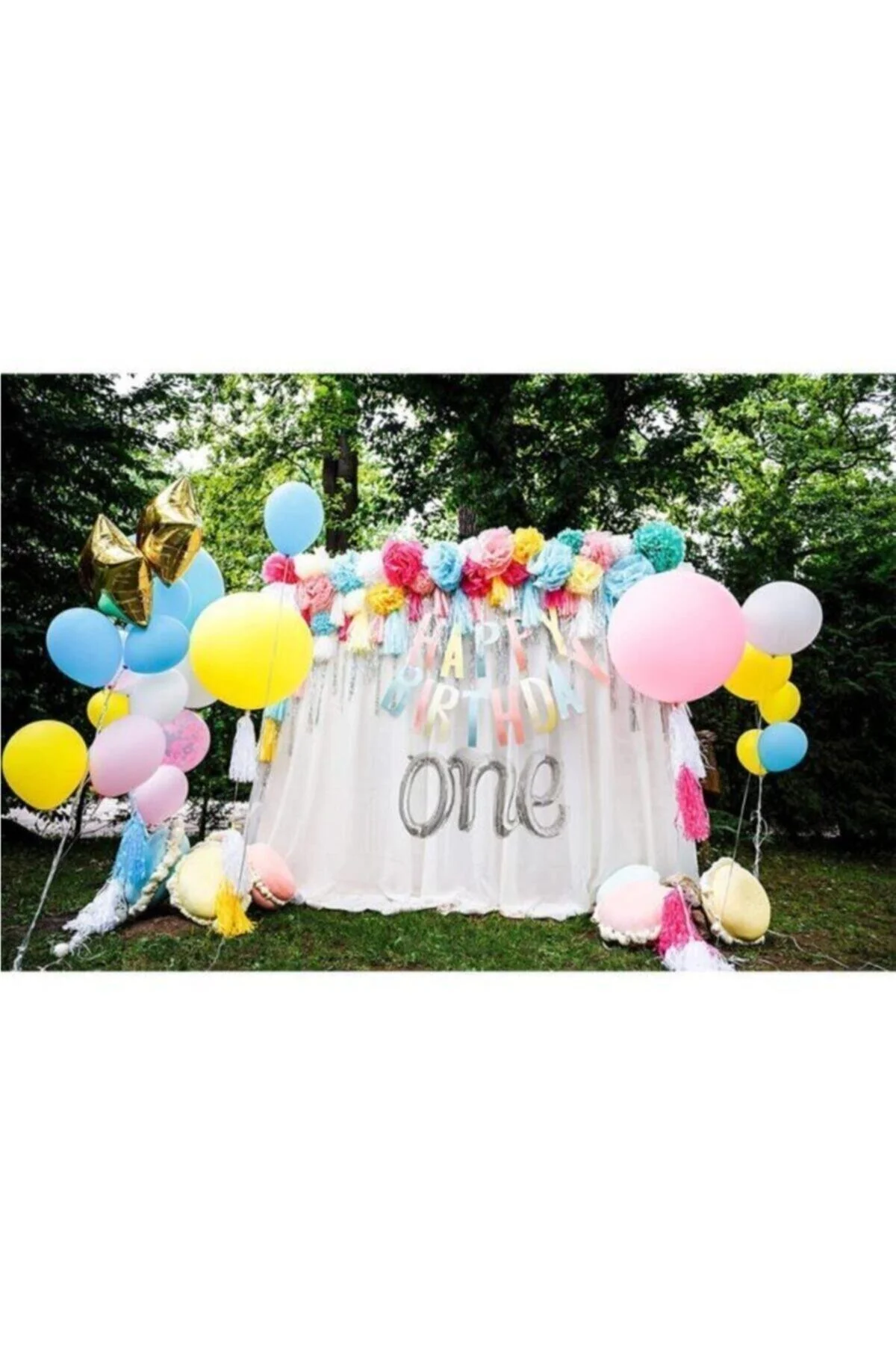One Yazılı Folyo Balon Gümüş Renk - PEKSHOP Görsel 2