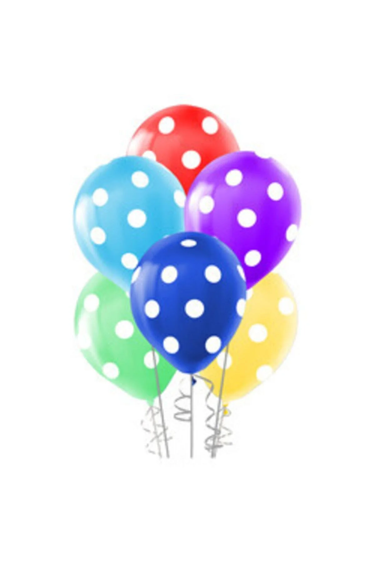 12 Inç Standart Boy Baskılı Balon 50 Adet Karışık Puantiyeli