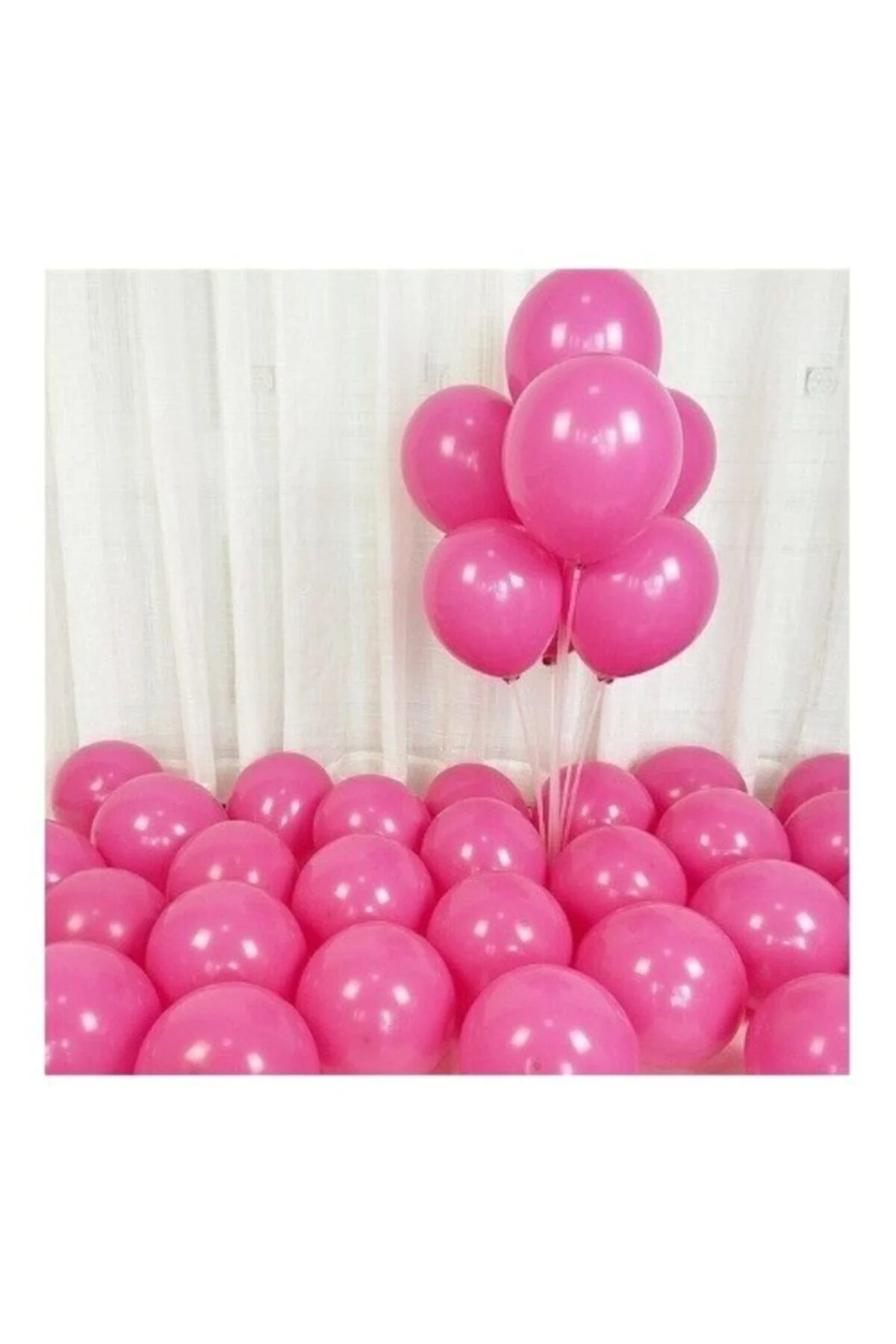 12 Inç Standart Boy Balon 20 Adet Şeker Pembe